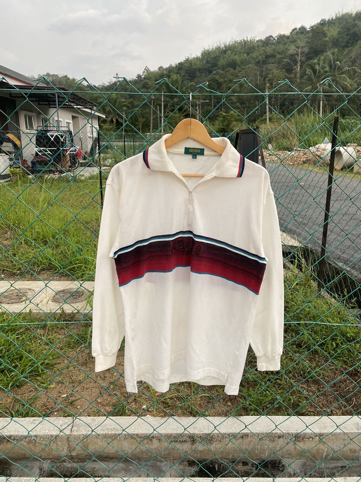 Kenzo Kenzo golf long sleeve polo Size US M / EU 48-50 / 2 - 1 Thumbnail