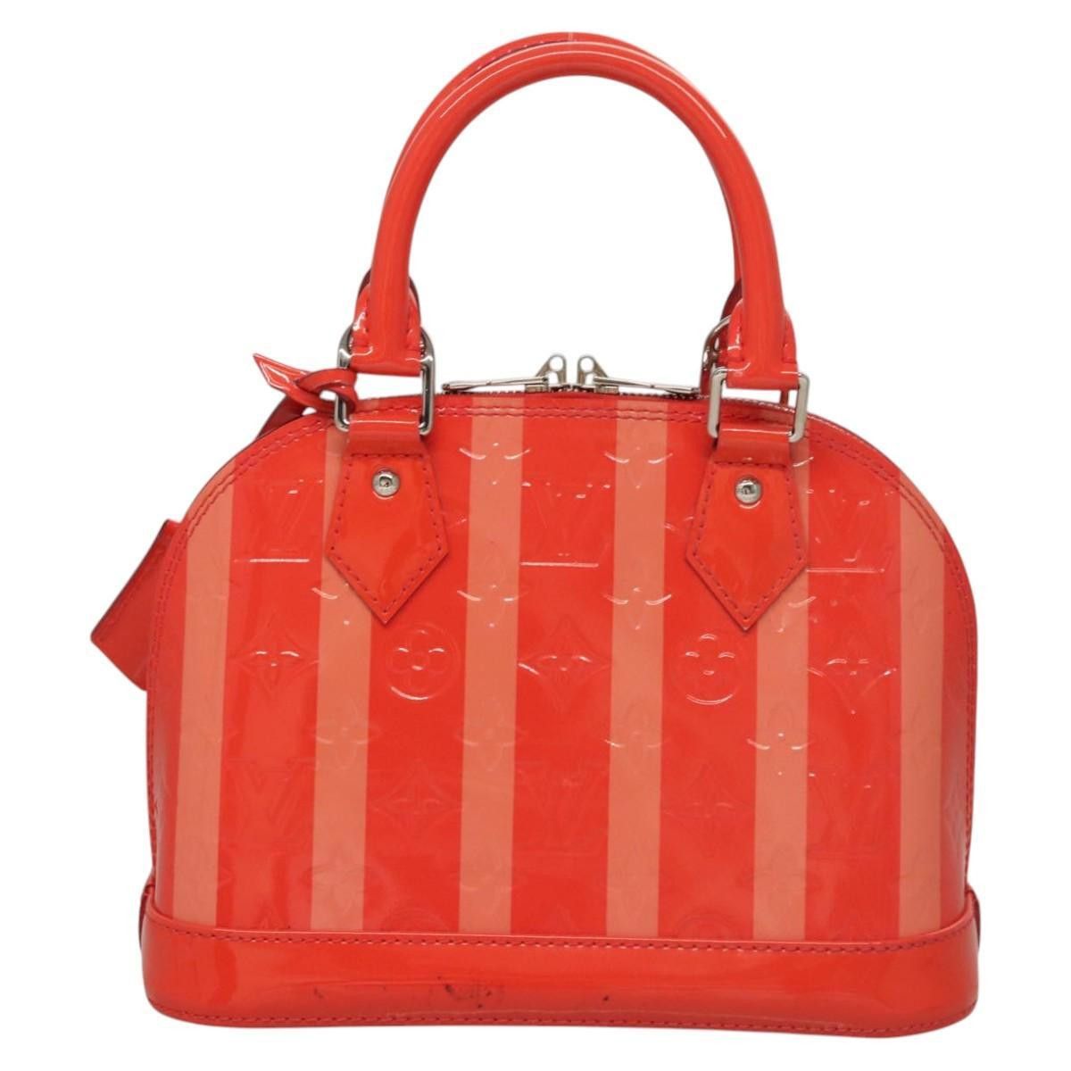 Louis Vuitton Louis Vuitton Alma Handbag Limited Edition Monogram Vernis Rayures Size ONE SIZE - 1 Thumbnail