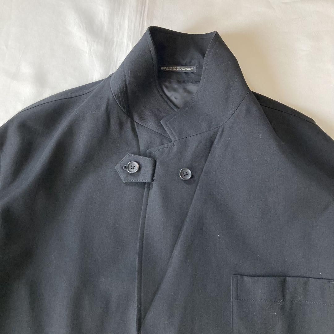 Yohji Yamamoto Yohji Yamamoto PourHomme 24aw Blouson Tailored Jacket Size US L / EU 52-54 / 3 - 4 Thumbnail