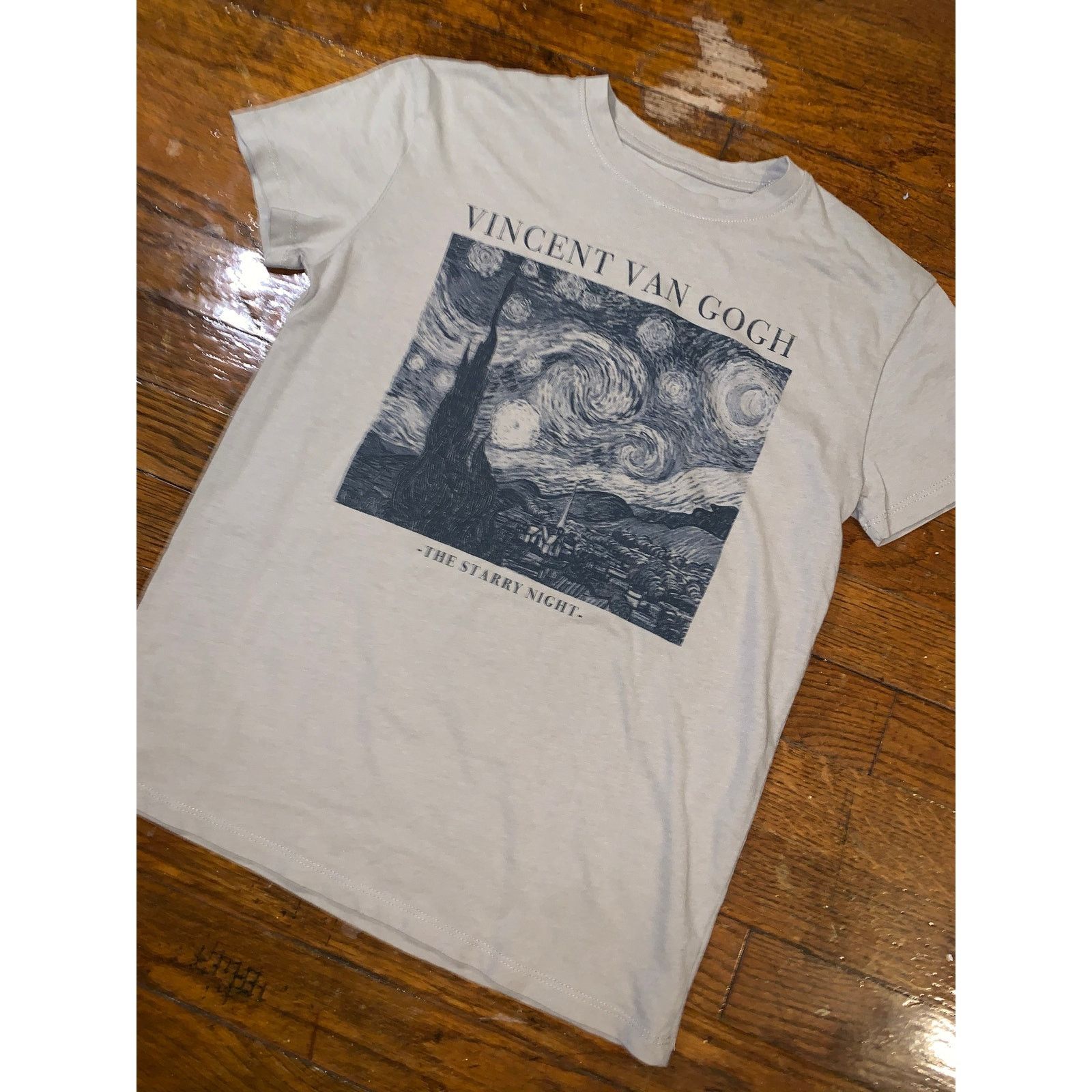 Other Van Gogh Starry Night T Shirt Beige XS Art Graphic Tee Size XS / US 0-2 / IT 36-38 - 4 Thumbnail