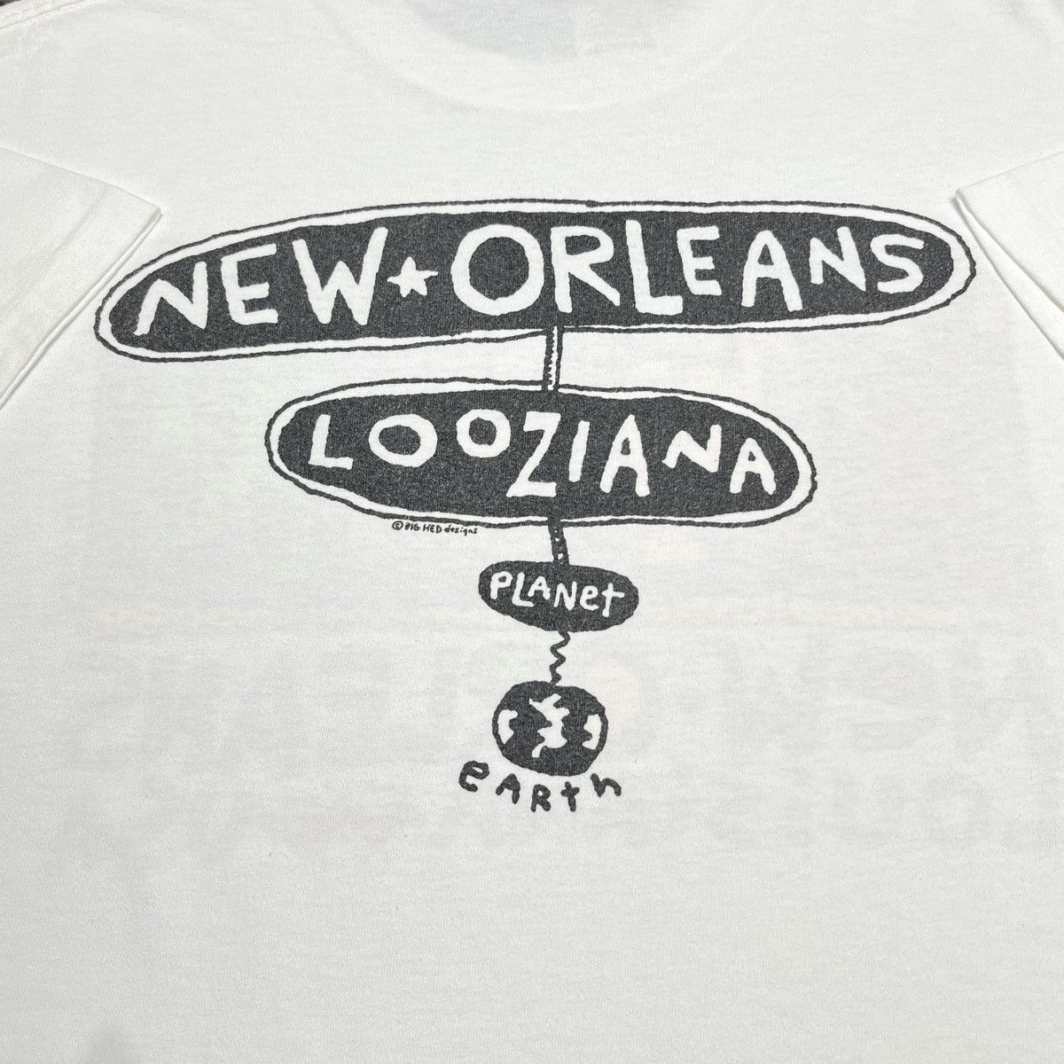Vintage Vintage 90’s New Orleans Big Head Design Size US XL / EU 56 / 4 - 2 Thumbnail