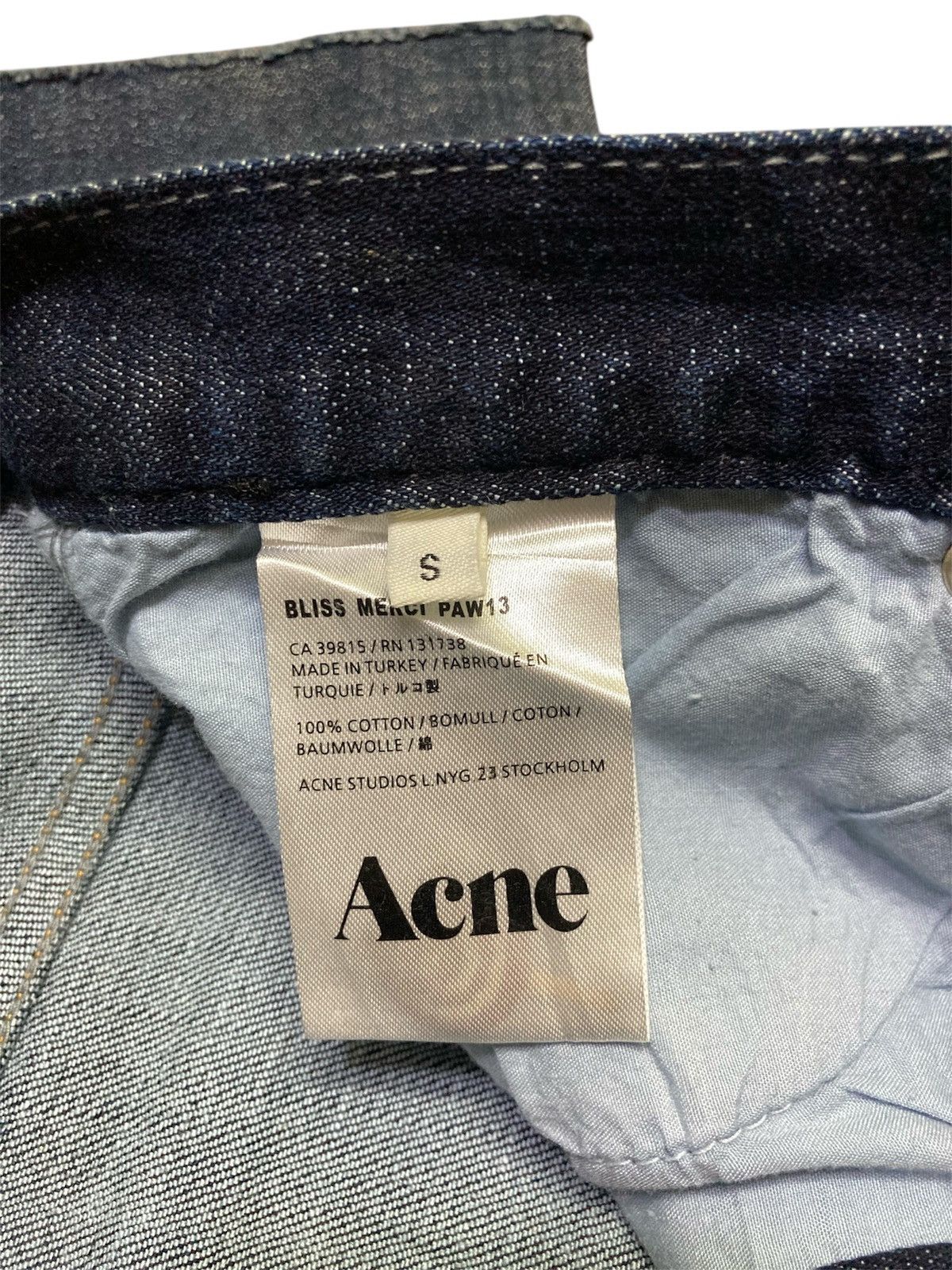 Acne Studios Cropped Bootcut Jeans Size 28" / US 6 / IT 42 - 9 Thumbnail