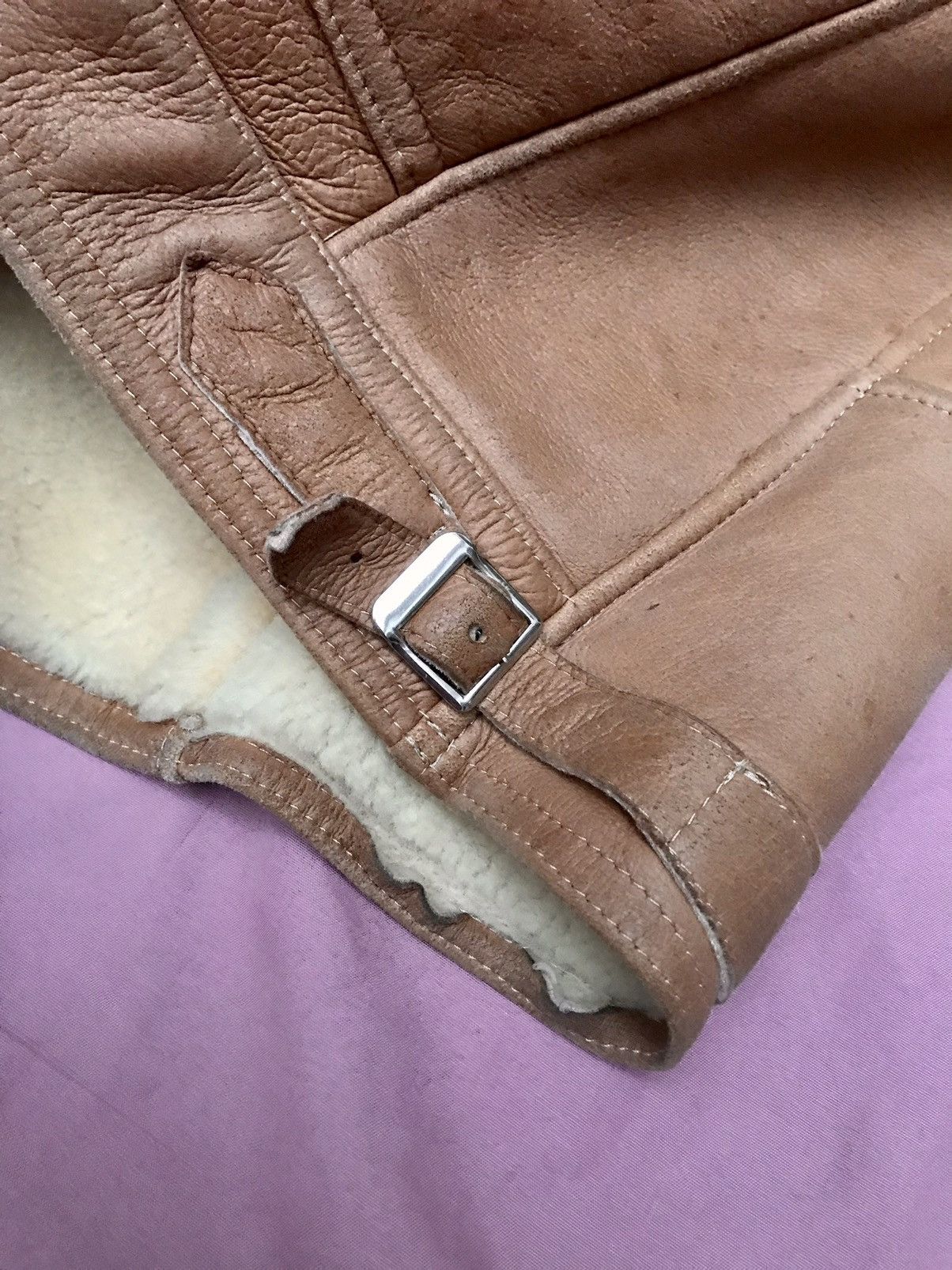 Other Beautiful sheepskin shearling tan jacket Size US M / EU 48-50 / 2 - 9 Thumbnail