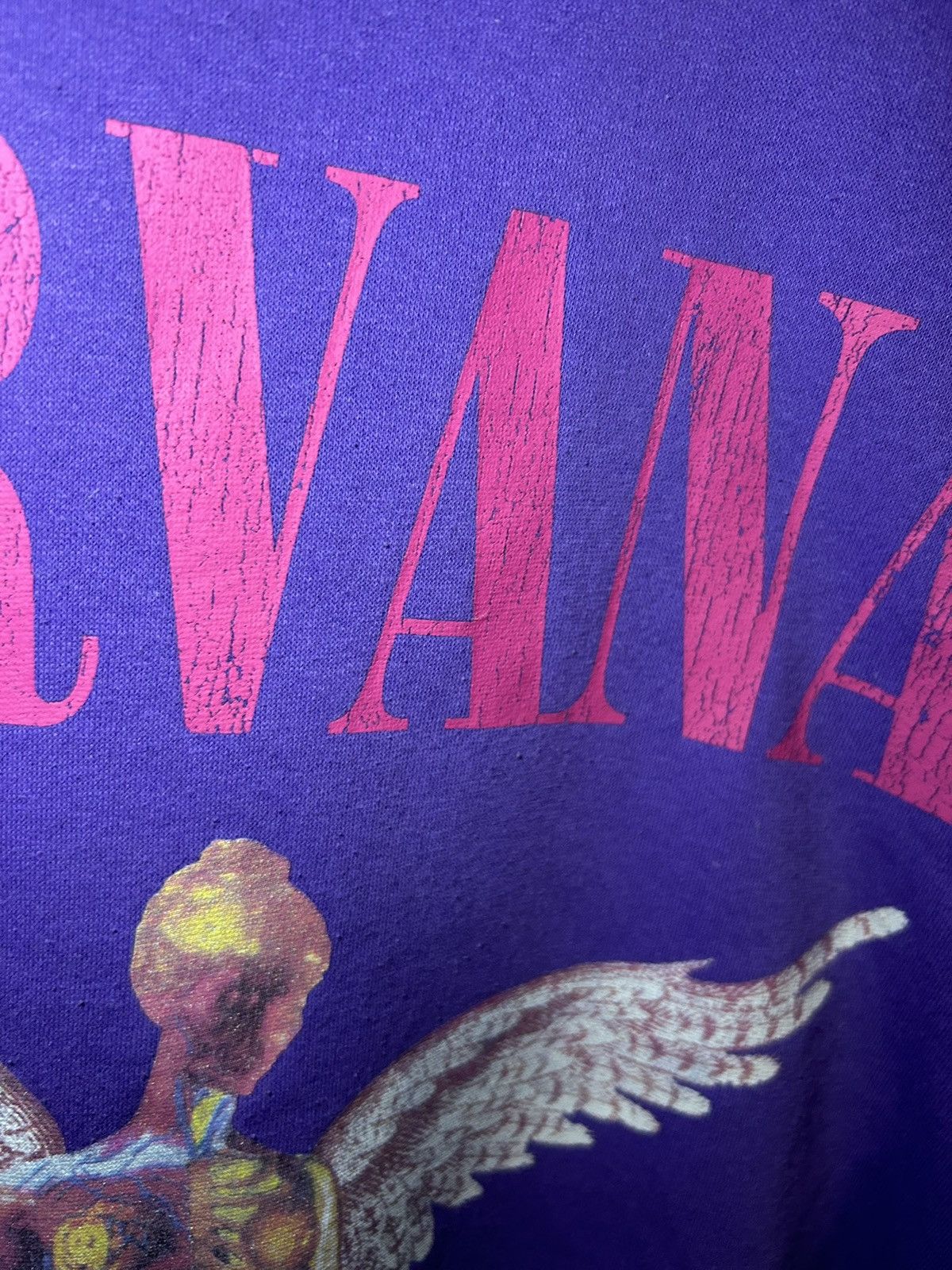 Nirvana Nirvana “In Utero” angel purple crewneck sweatshirt Size US L / EU 52-54 / 3 - 5 Thumbnail
