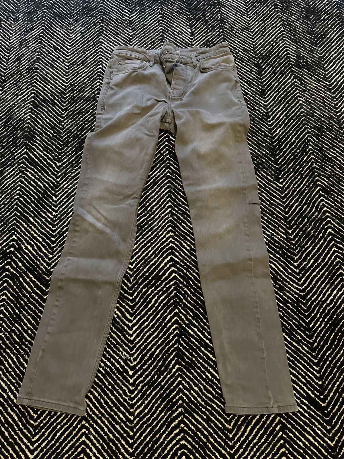 Pre-owned Ksubi Jeans In Grey