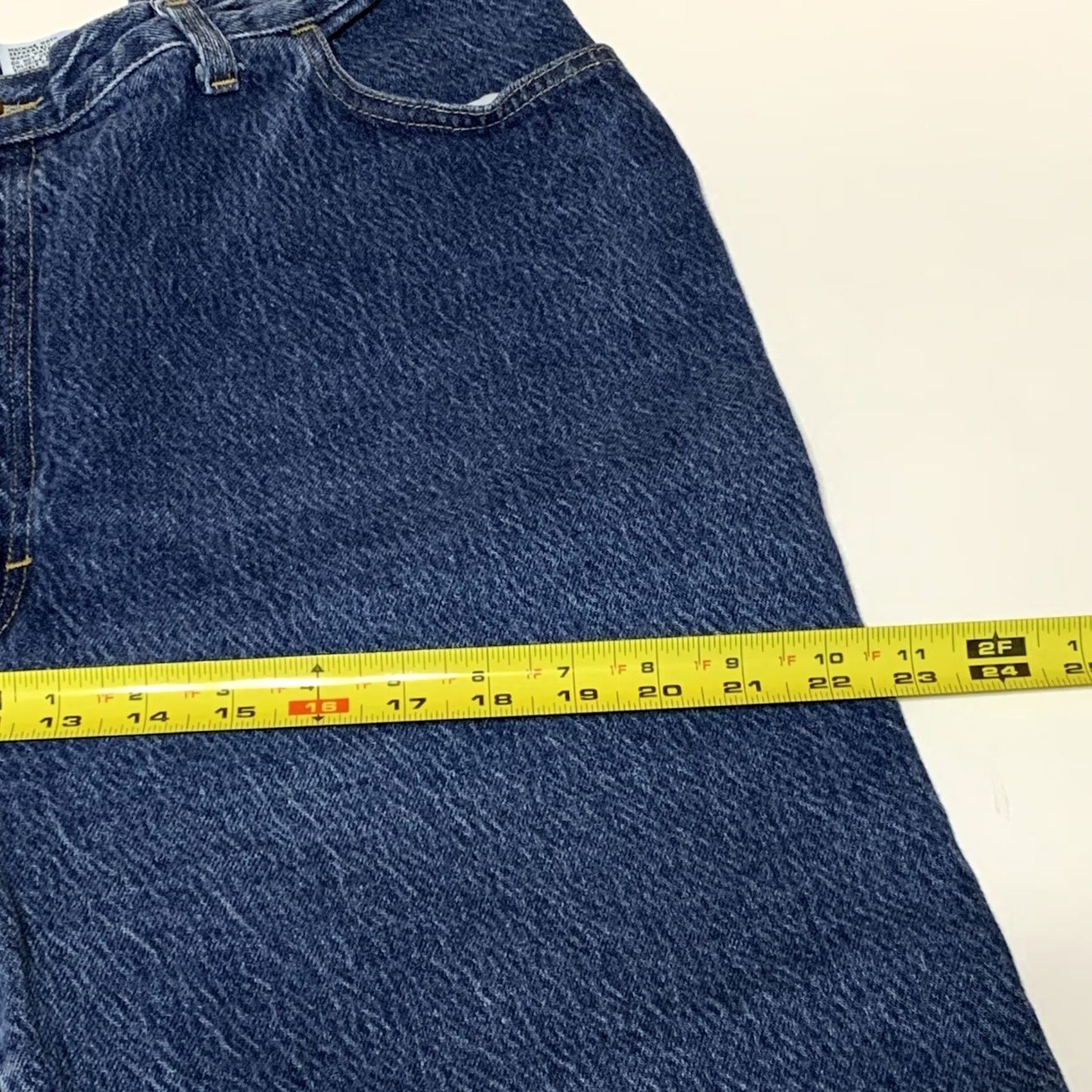 Vintage Gitano Womens High Waist Tapered Mom Jeans 22W 36x27 Medium Wash Denim Blue 27in Inseam Jeans Womens Mens? Size 25" / US 0 / IT 36 - 7 Thumbnail