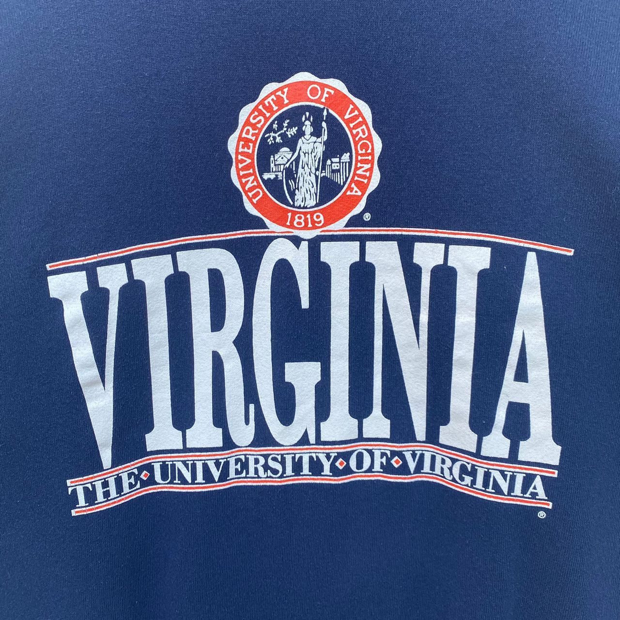 Vintage VINTAGE UNIVERSITY OF VIRGINIA SWEATSHIRT MEDIUM PULLOVER Size US M / EU 48-50 / 2 - 4 Thumbnail