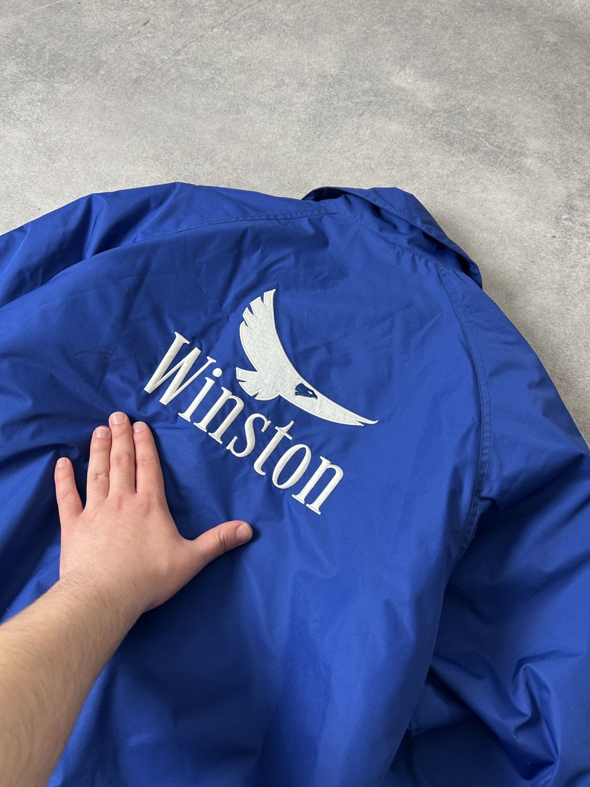 Vintage Vintage Winston blue cigarettes jacket mens bombers Size US M / EU 48-50 / 2 - 4 Thumbnail