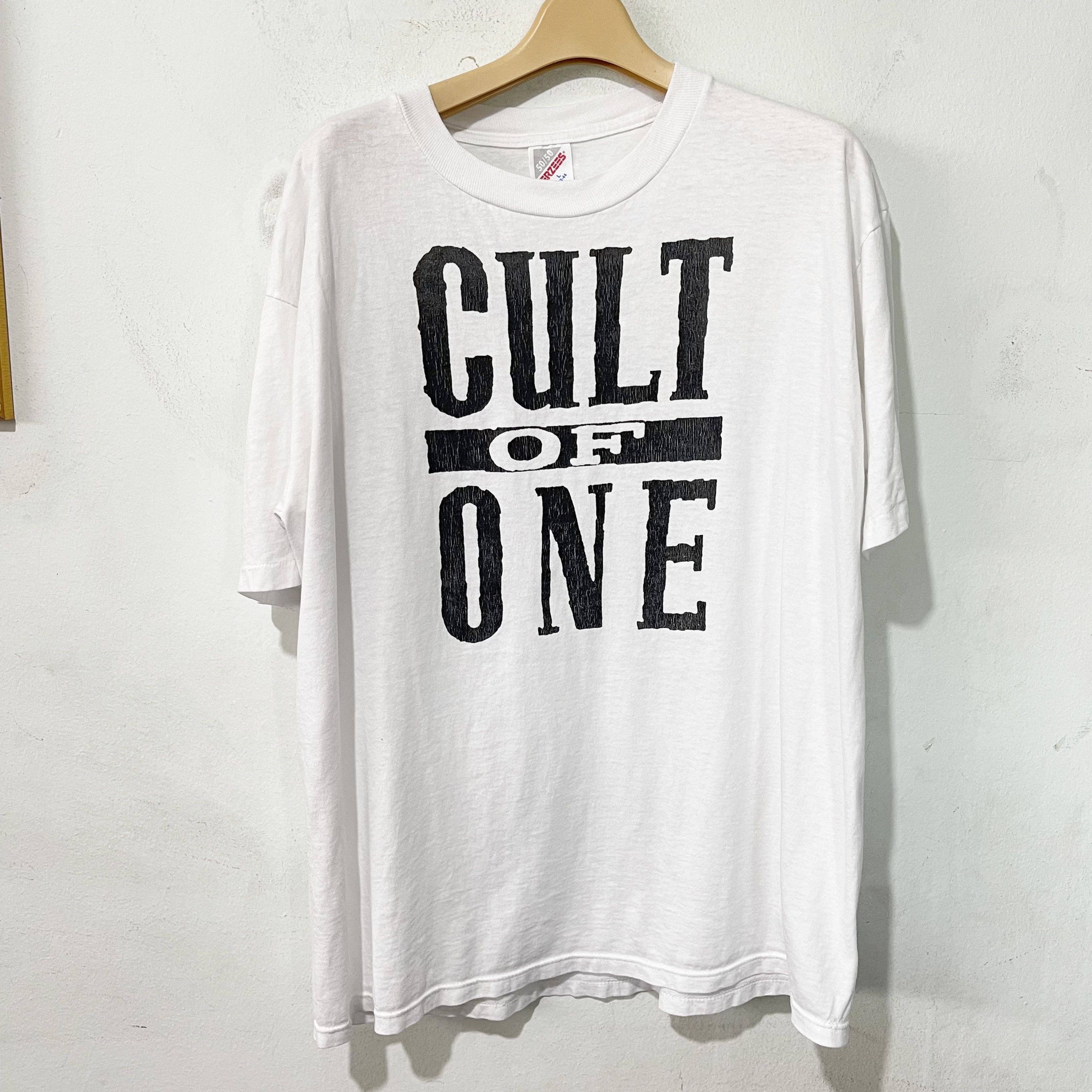 Vintage Vintage 90s Cult of One T-Shirt Size US L / EU 52-54 / 3 - 1 Thumbnail