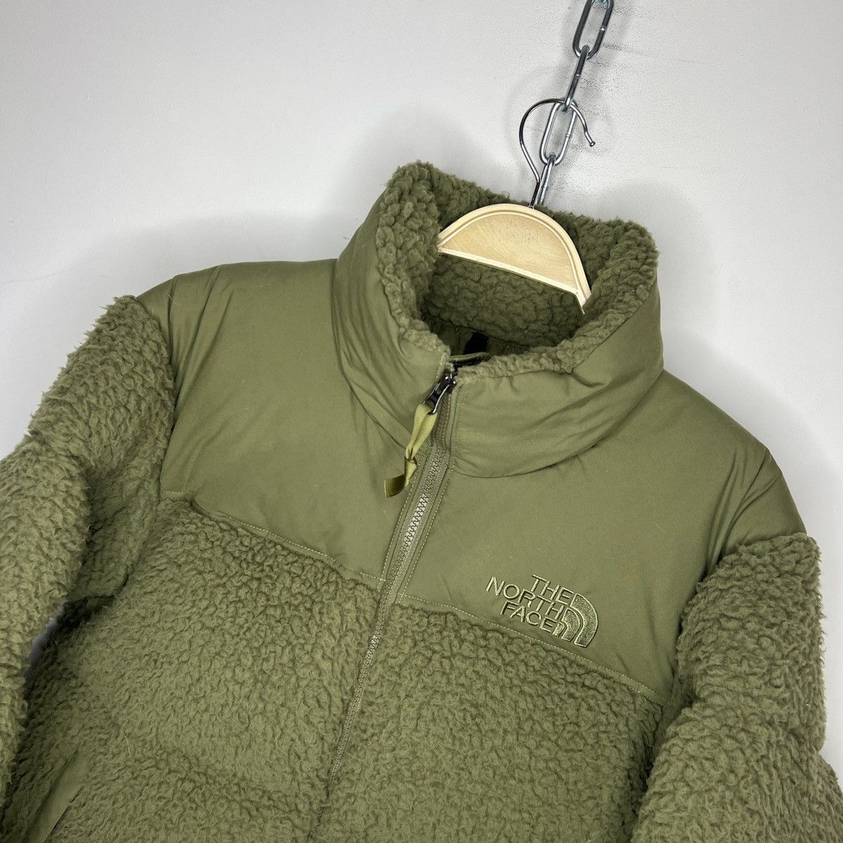 The North Face The North Face Nuptse 700 Puffer Sherpa Jacket Khaki Green Size US M / EU 48-50 / 2 - 4 Thumbnail