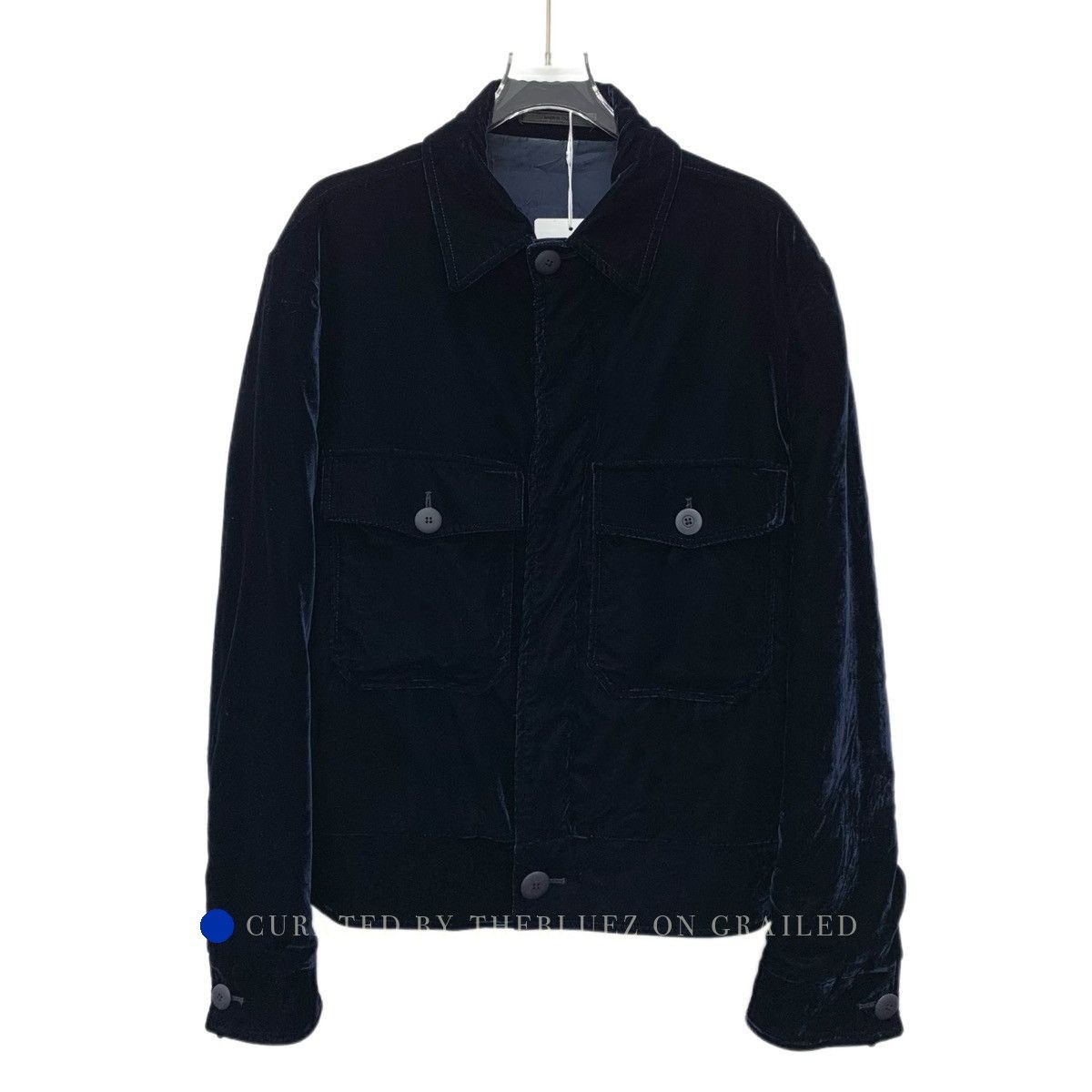 Armani Black Logo Embroidered Casual Bomber Size US M / EU 48-50 / 2 - 1 Thumbnail