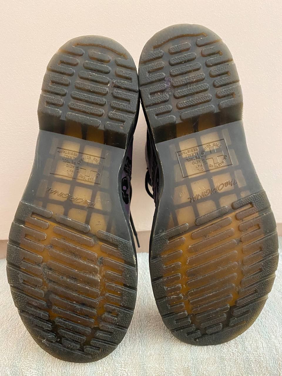 Dr. Martens 📌 Dr Martens 1460 Pascal Cassidy Soft Purple Leather Skulls Size US 8 / IT 38 - 10 Thumbnail