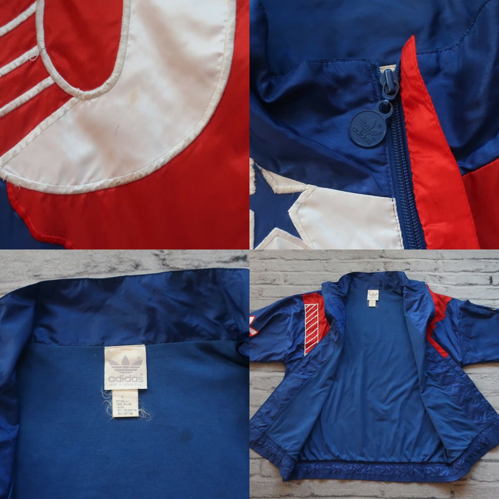 Adidas Vintage Adidas Olympics USA Jacket Large Blue - Men's Knit? Size US L / EU 52-54 / 3 - 8 Thumbnail