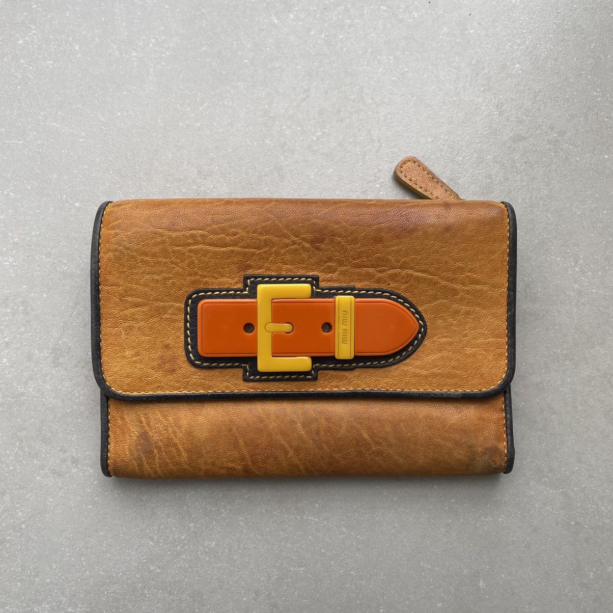 Miu Miu Vintage Miu Miu "Leather Wallet Belt" Design Size ONE SIZE - 1 Thumbnail