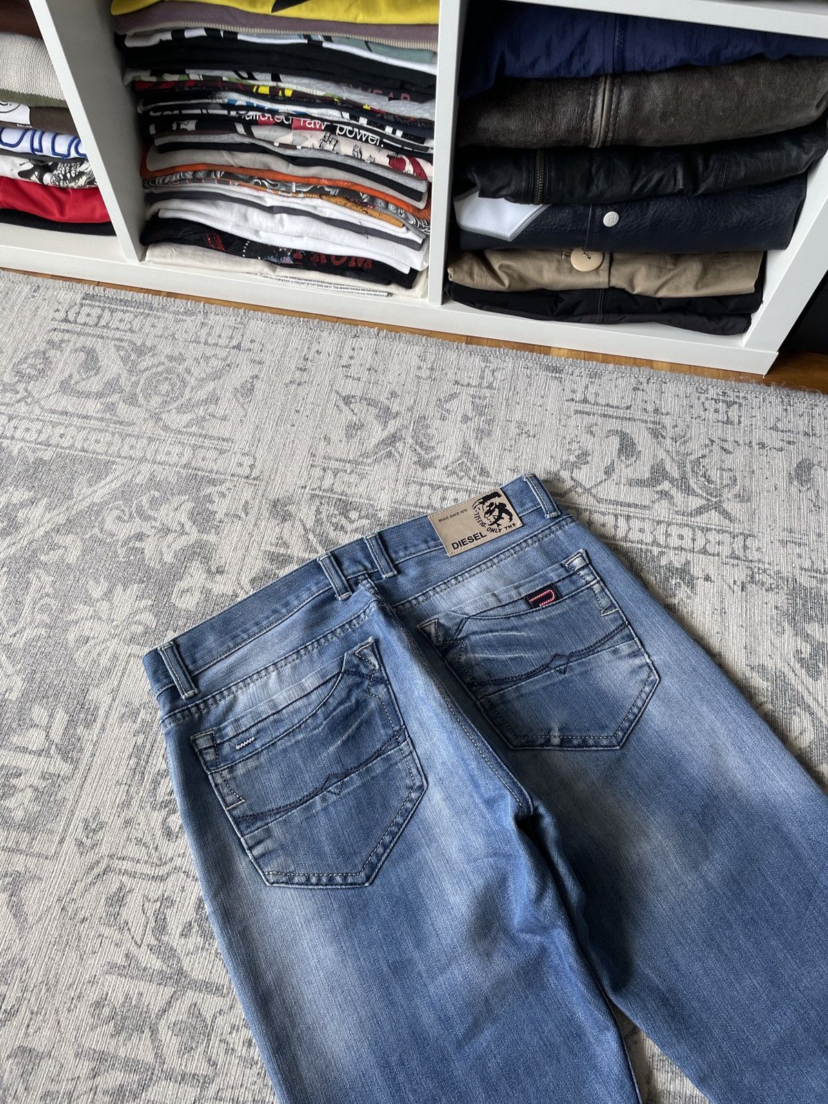 Diesel Diesel Vintage Jeans Faded Flared Wide Japanese Washed Y2K Size US 32 / EU 48 - 7 Thumbnail