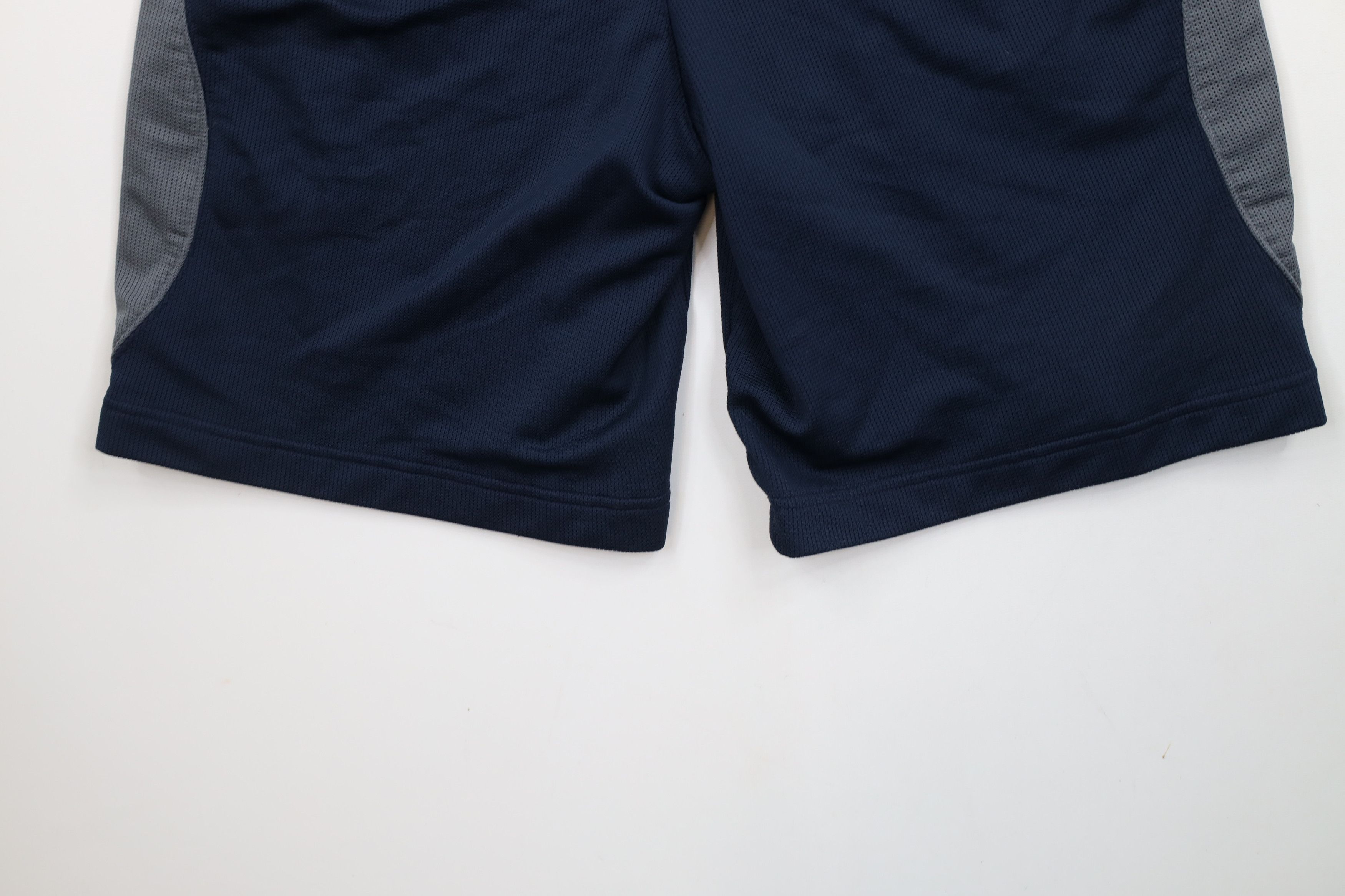 Nike × Vintage Vintage Nike Scott Mini Swoosh Thermal Knit Shorts Blue Size US 34 / EU 50 - 14 Thumbnail