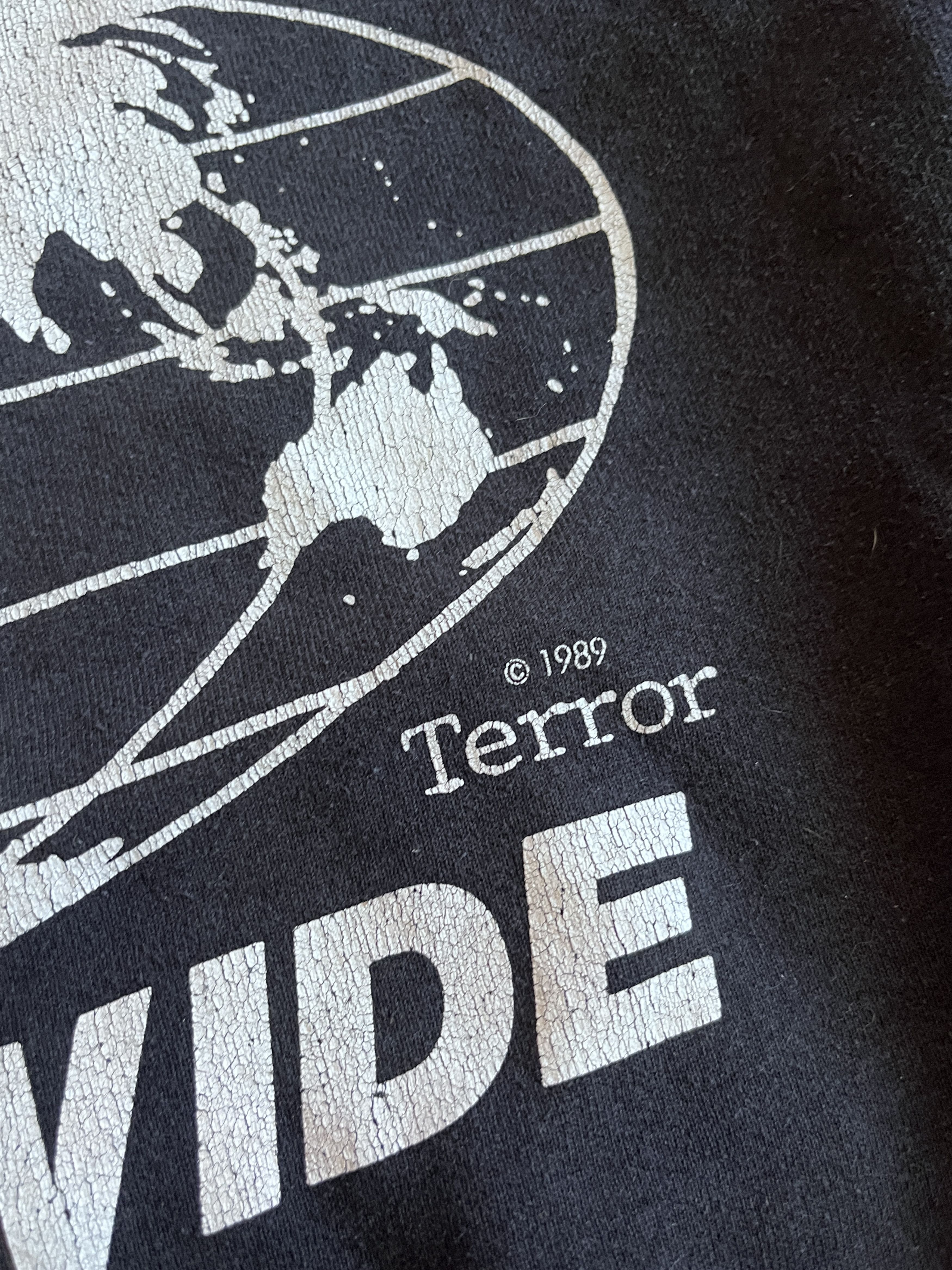 Band Tees DON ROCK TERROR WORLDWIDE SCREEN STARS VERY RARE 90s HOODIE Size US XL / EU 56 / 4 - 13 Thumbnail