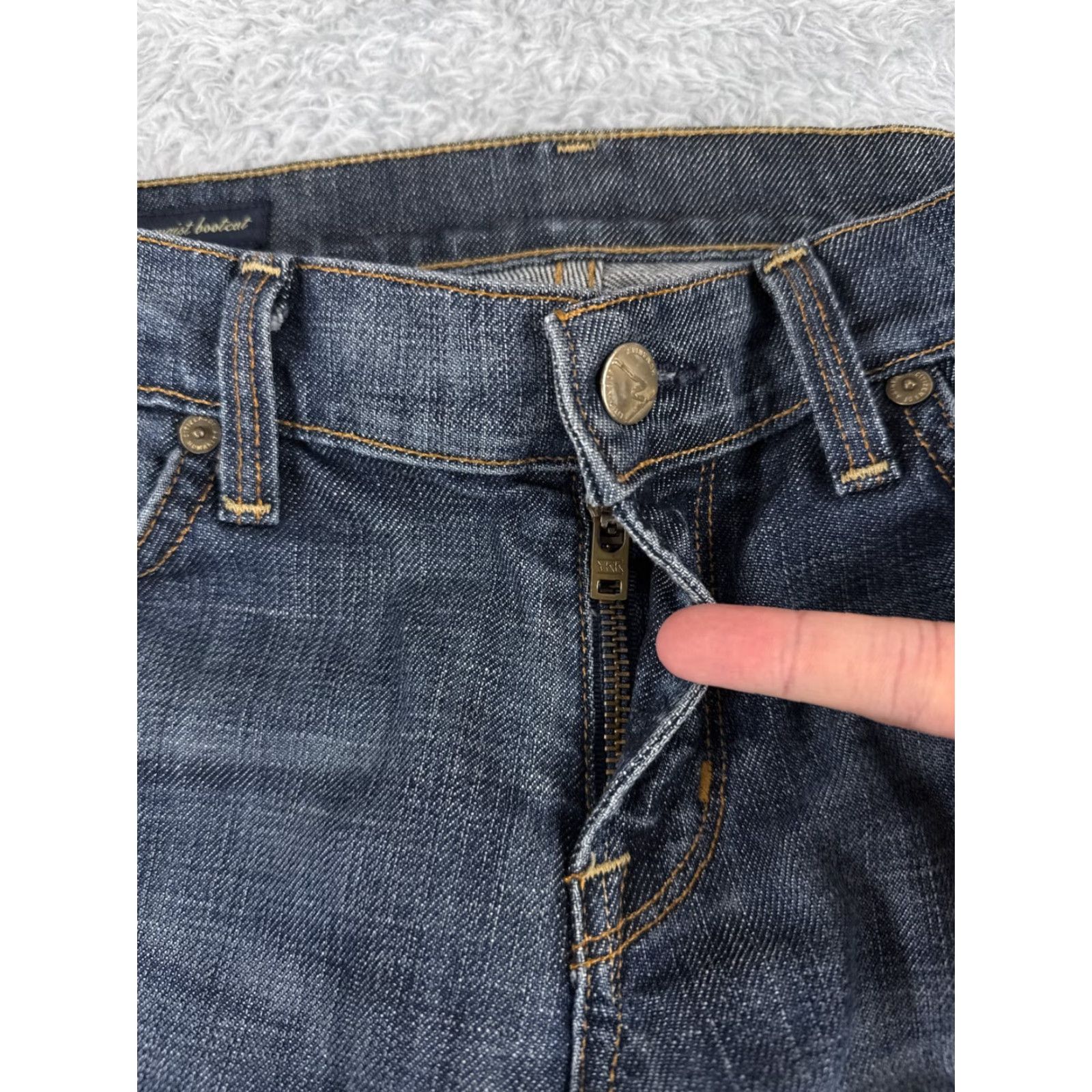 Citizens Of Humanity VINTAGE Citizens of Humanity Jeans Women 29 Blue Denim Kelly 001 Bootcut 29x33 Distressed Pockets Modern Western 29 Women Size 29" - 5 Thumbnail