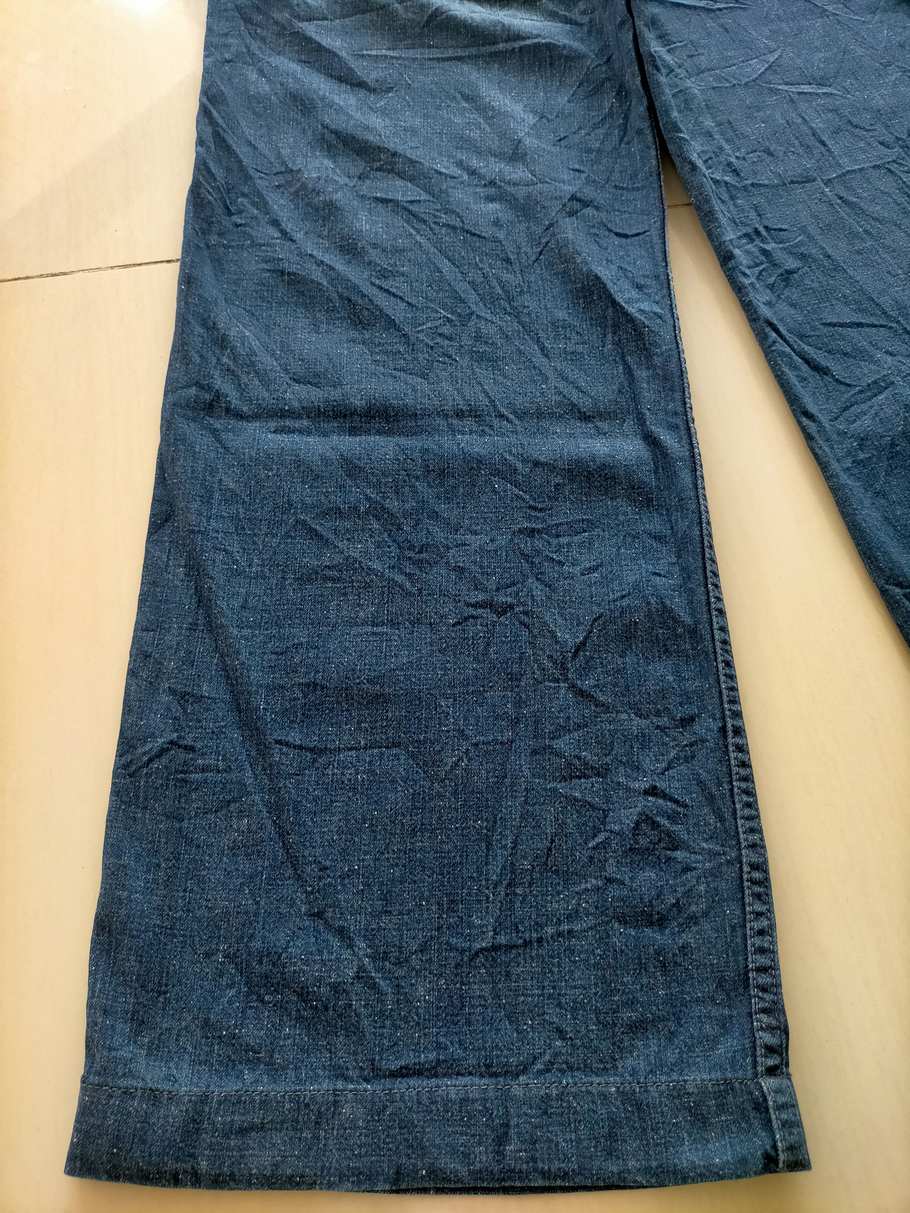 Orslow Orslow Made in Japan Wide Leg Flare Buckle Blue Jeans Size US 32 / EU 48 - 17 Thumbnail