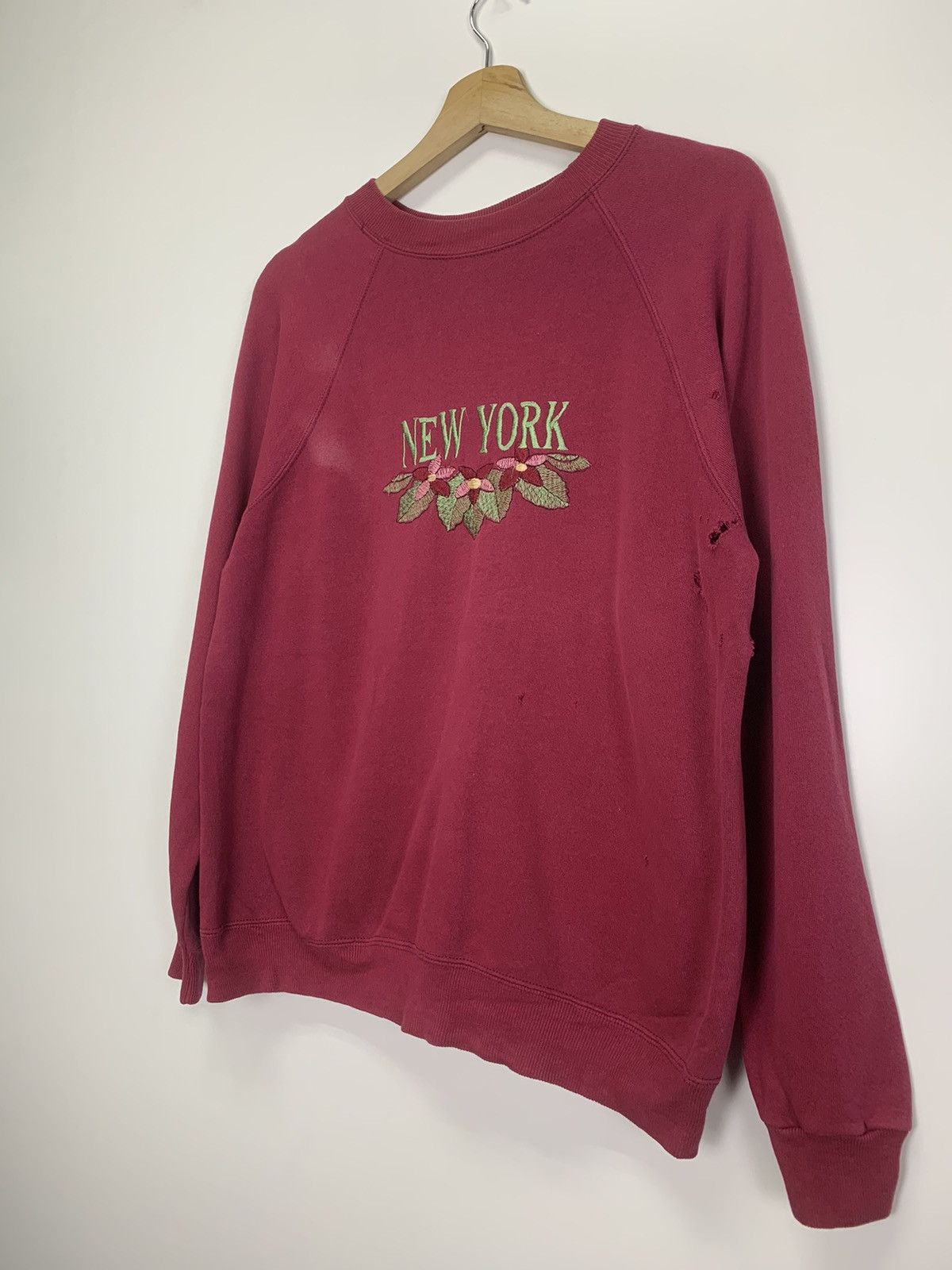 Vintage Vintage 80s New York Sweater Size US S / EU 44-46 / 1 - 4 Thumbnail