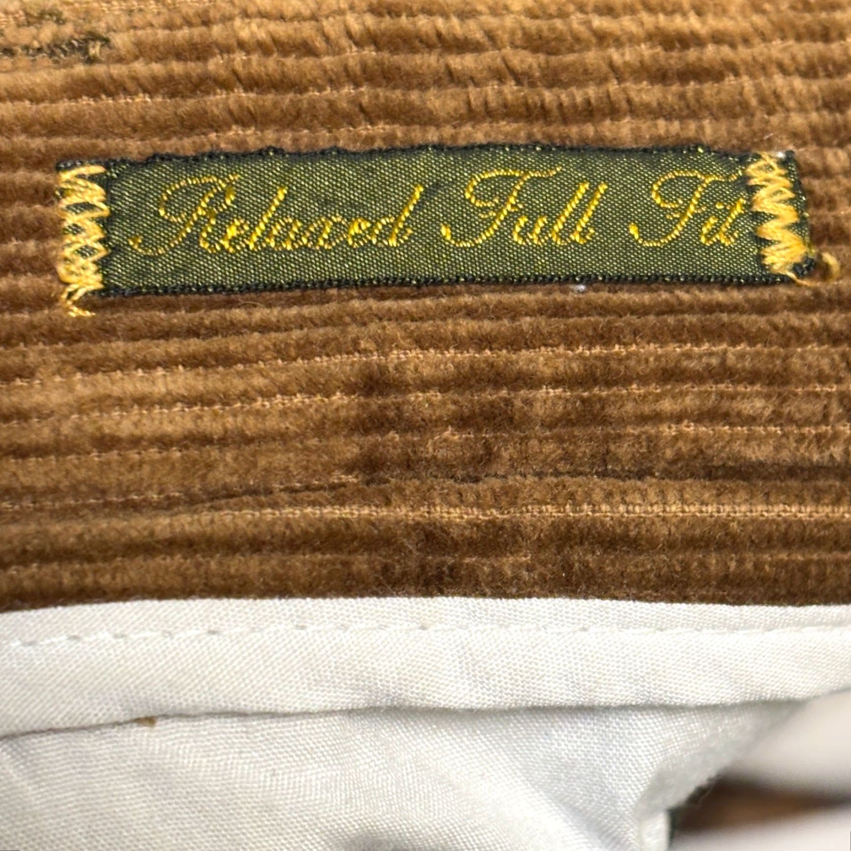 Evergreen VINTAGE Evergreen Pants Mens 34x32 Corduroy Brown Relaxed Full Fit 90s Casual Mens Size US 34 / EU 50 - 4 Thumbnail