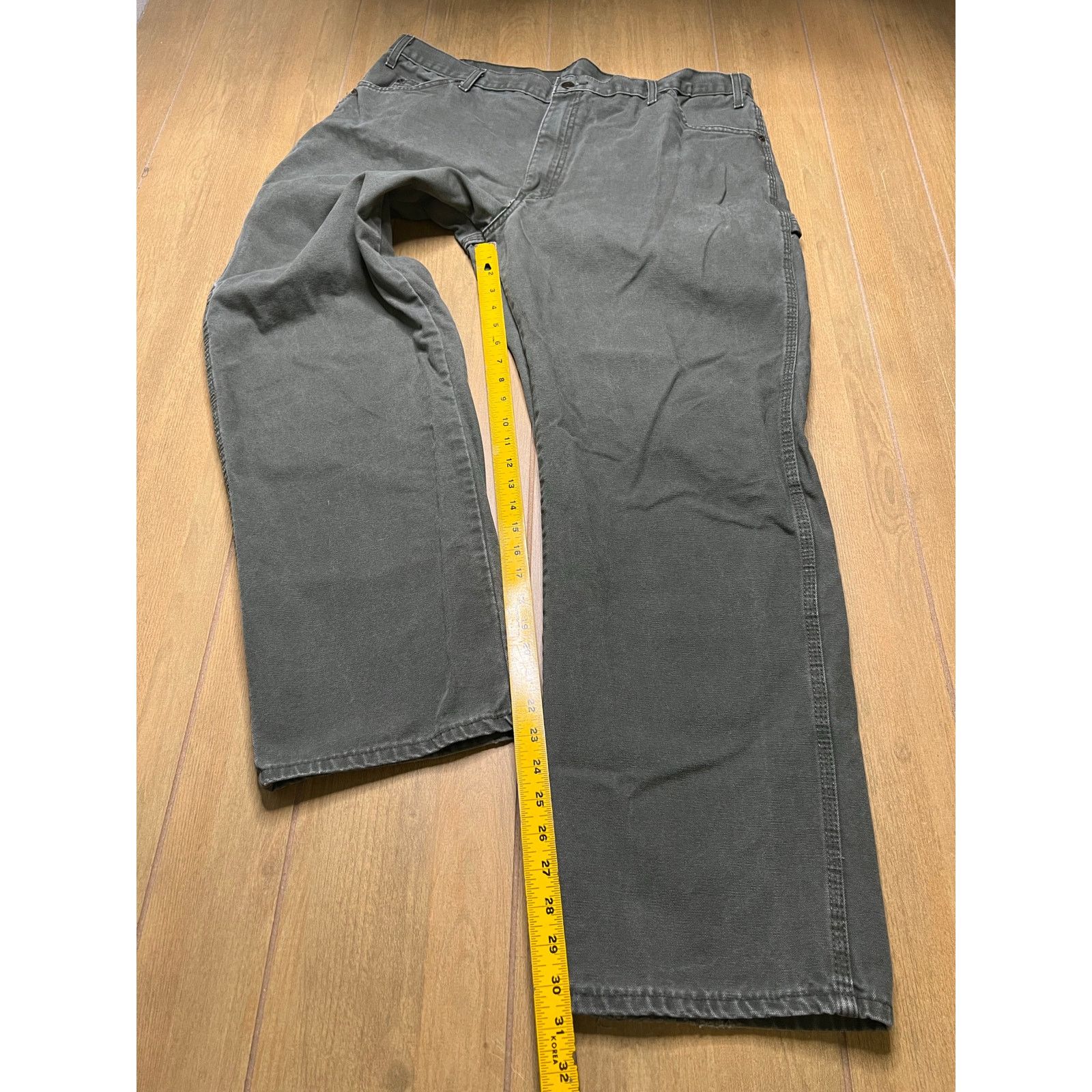 Dickies Vintage Dickies carpenter pants olive green Sz 40x32 baggy Size US 40 / EU 56 - 6 Thumbnail