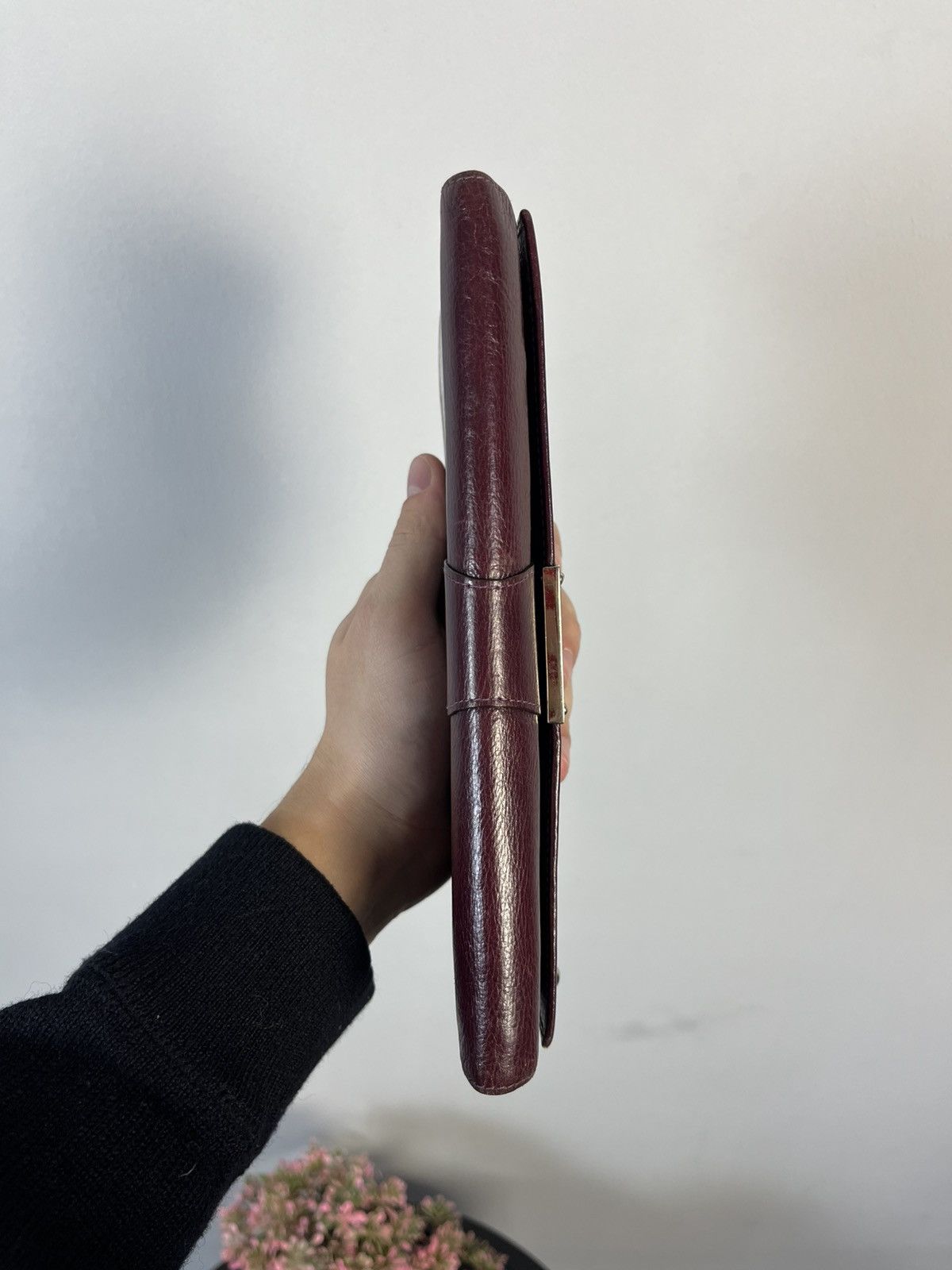 Jimmy Choo × Vintage Jimmy Choo Vintage Y2K Leather Long Wallet Bag Size ONE SIZE - 4 Thumbnail