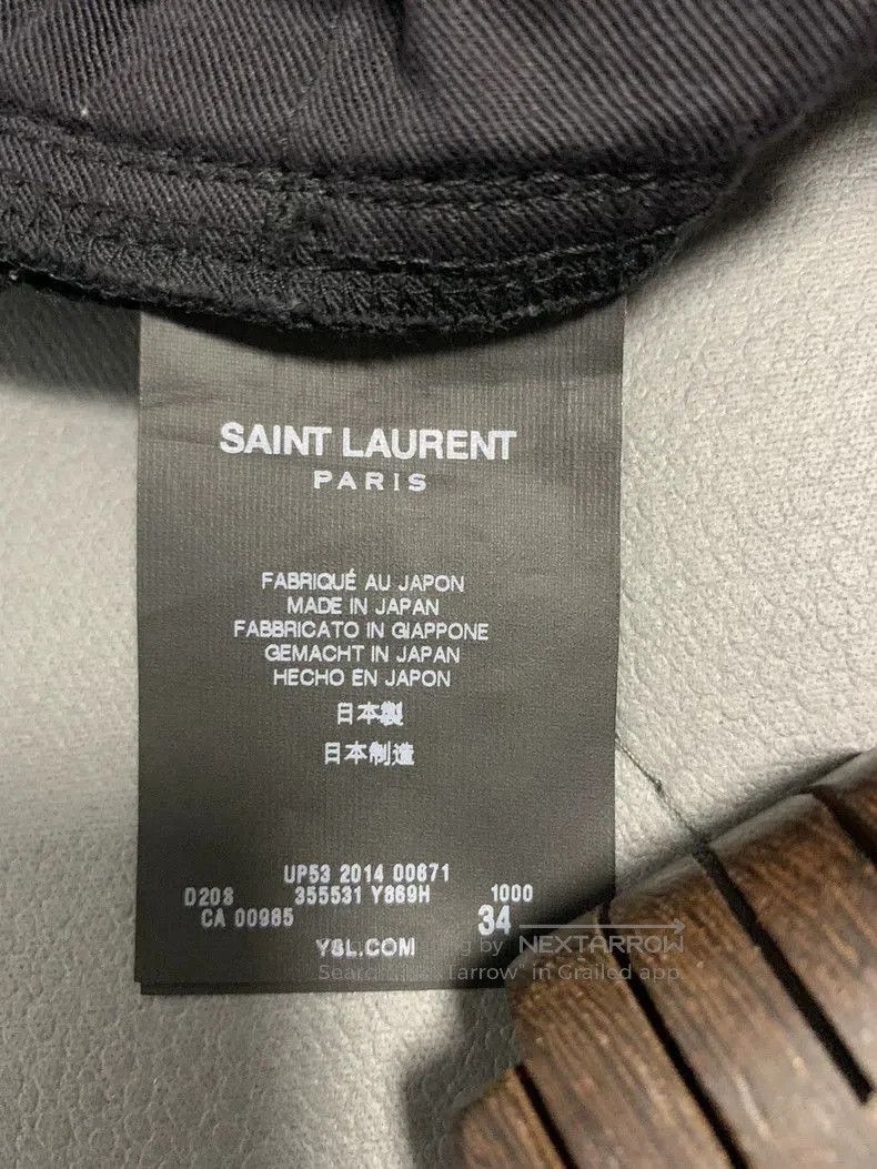 Saint Laurent Paris Saint Laurent Paris Black Basic Jeans. Size US 34 / EU 50 - 4 Thumbnail