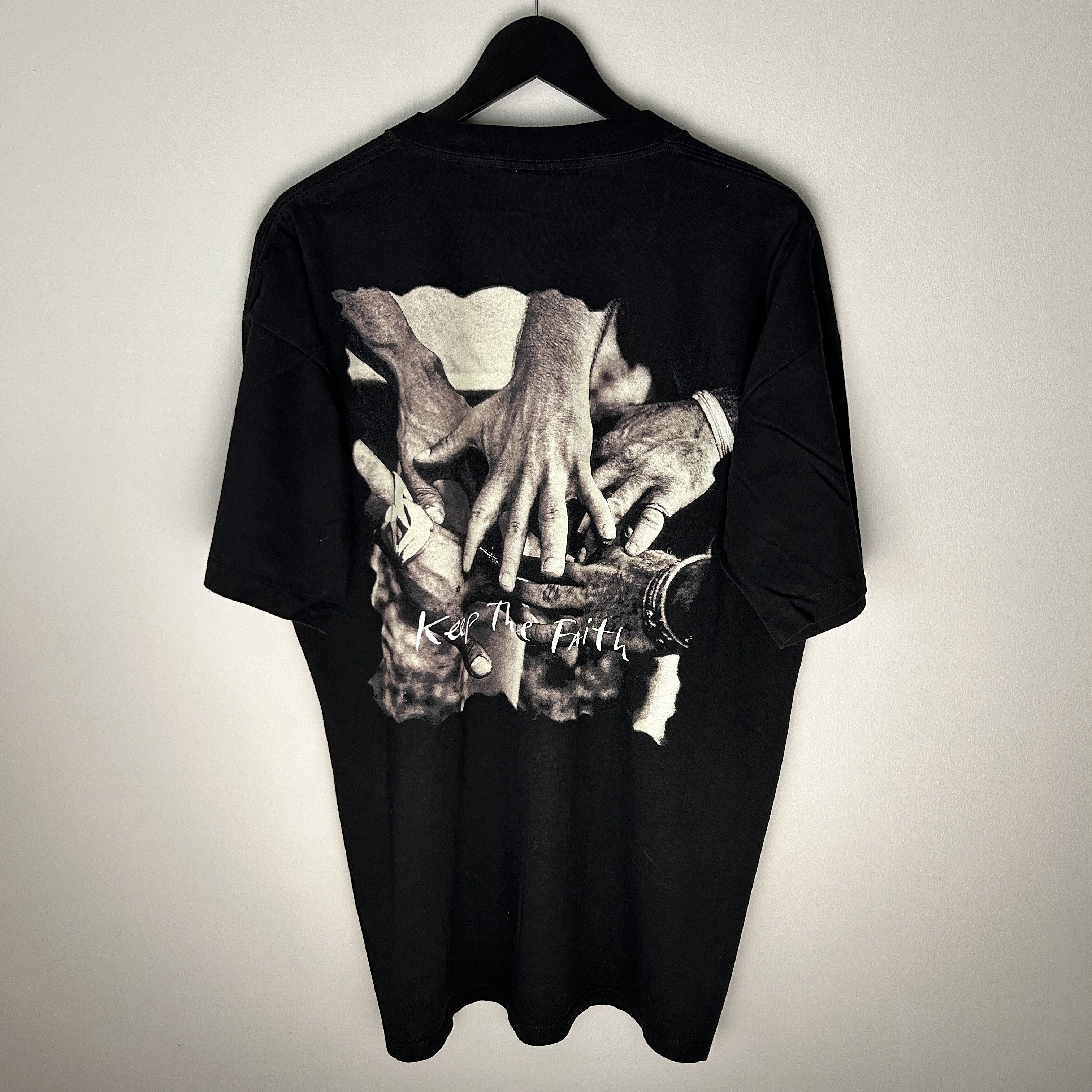 Band Tees Vintage Bon Jovi Keep The Faith 1992 Band T-shirt Size US XL / EU 56 / 4 - 2 Thumbnail