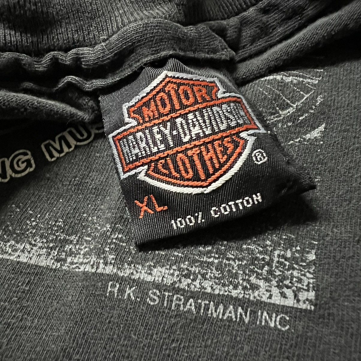 Harley Davidson × Vintage Vintage 90’s Harley Davidson 🇺🇸 Single Stitched T-Shirt Size US XL / EU 56 / 4 - 7 Thumbnail