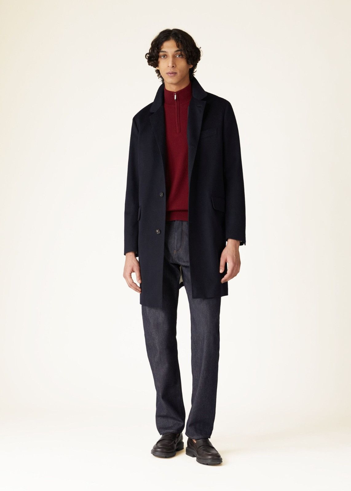 Loro Piana o1srvl11e1224 Baby Cashmere Half Zip Sweater in Red Size US M / EU 48-50 / 2 - 6 Thumbnail