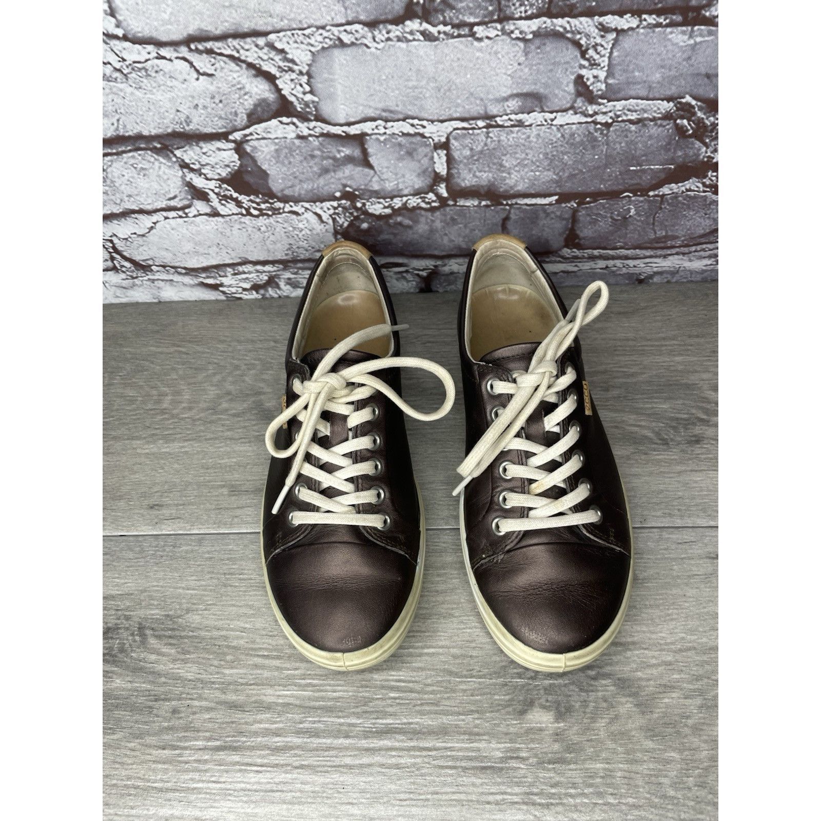 Ecco Ecco Soft 7 Purple Bronze Casual Lace Up Sneakers Shoes Wome Size US 6.5 / IT 36.5 - 2 Thumbnail