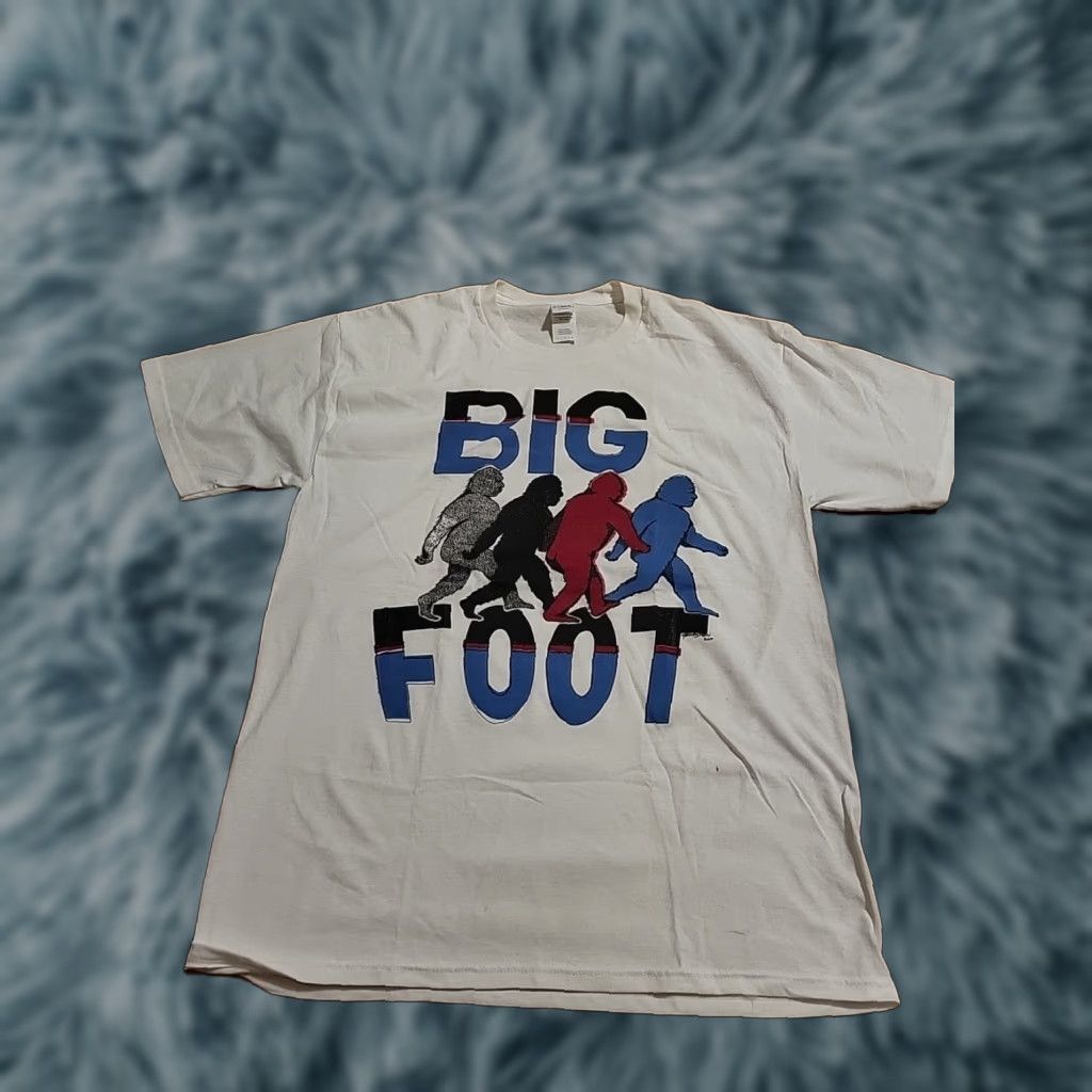 Spell VINTAGE BIGFOOT WHITE MEN LARGE COTTON SS TSHIRT NEW Spell Out Suna Size US L / EU 52-54 / 3 - 1 Thumbnail