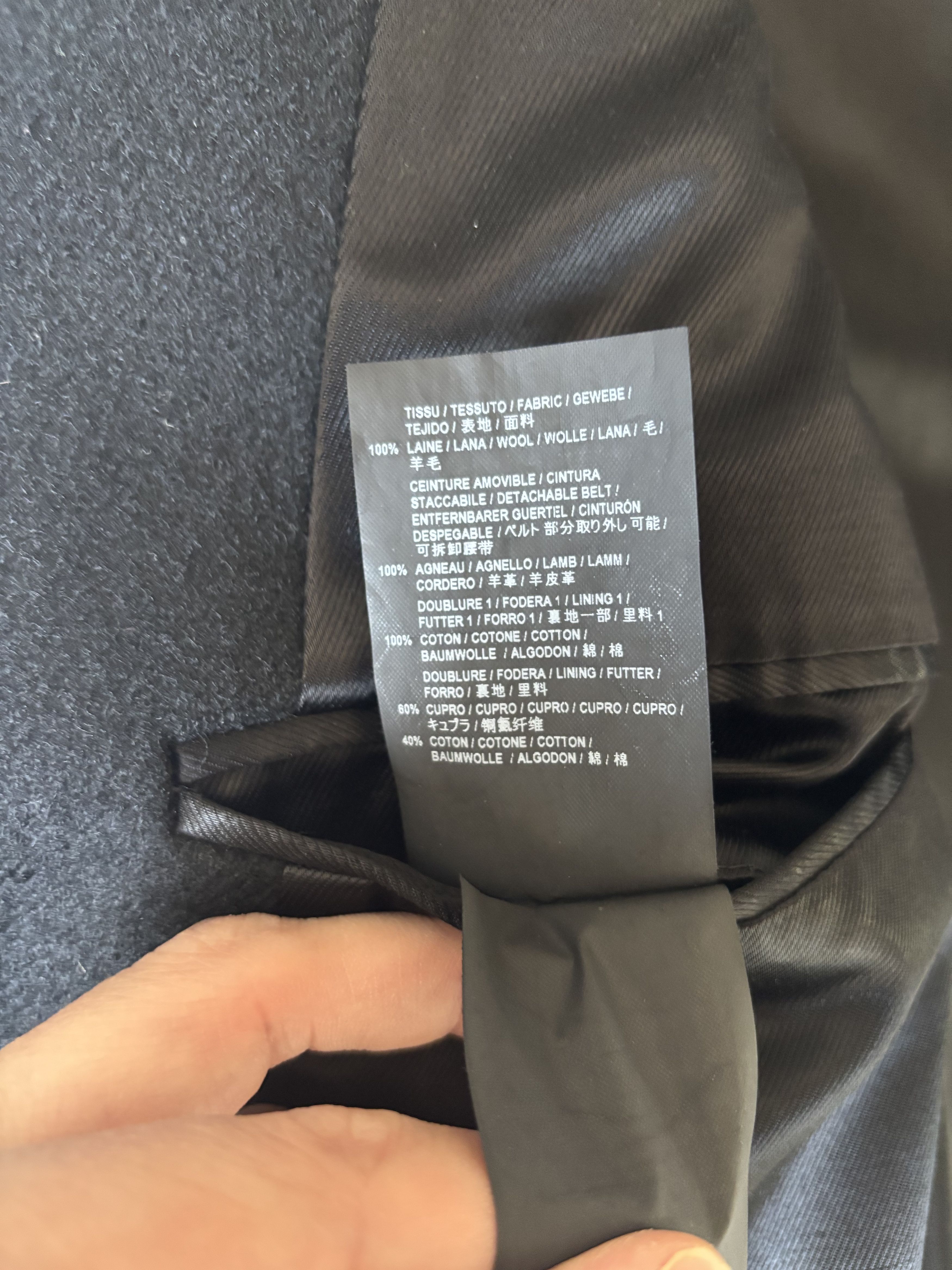 Saint Laurent Paris Manteau Croisé Saint Laurent par Anthony Vacarello Size US L / EU 52-54 / 3 - 6 Thumbnail