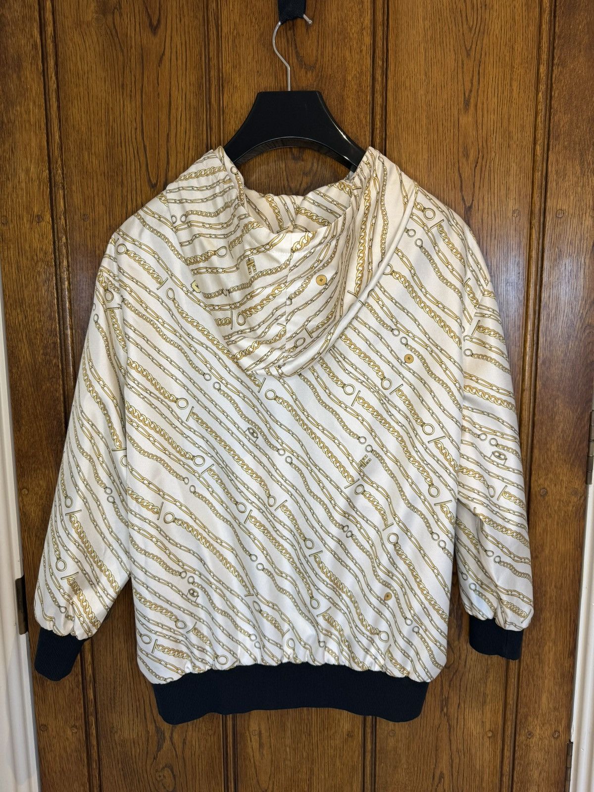 Celine SS21 Celine sample Chain light silk viscose hoodie jacket Size US M / EU 48-50 / 2 - 15 Thumbnail