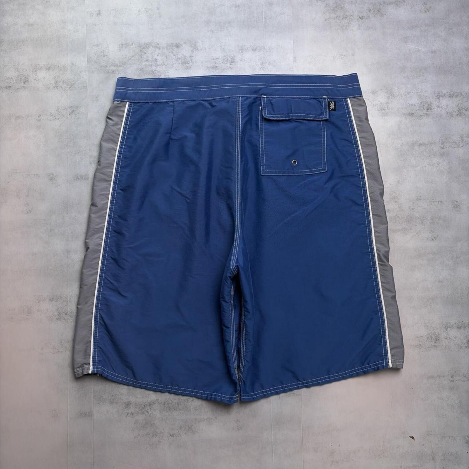 Other Y2K Blue Crazy Shirt Surf Hawaii Grunge Baggy Board Shorts Size US 38 / EU 54 - 5 Thumbnail