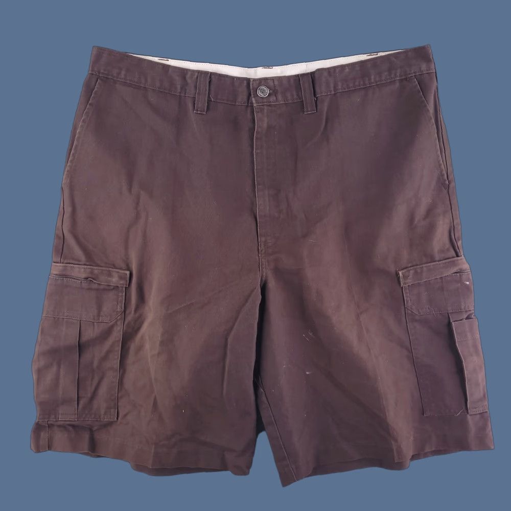 Dickies Dickies Shorts Mens 39 Brown Cargo Work Casual Polyester Cotton Blend - Flat Front - 38 Waist - Brown - Cargo - Mens Size US 38 / EU 54 - 1 Thumbnail