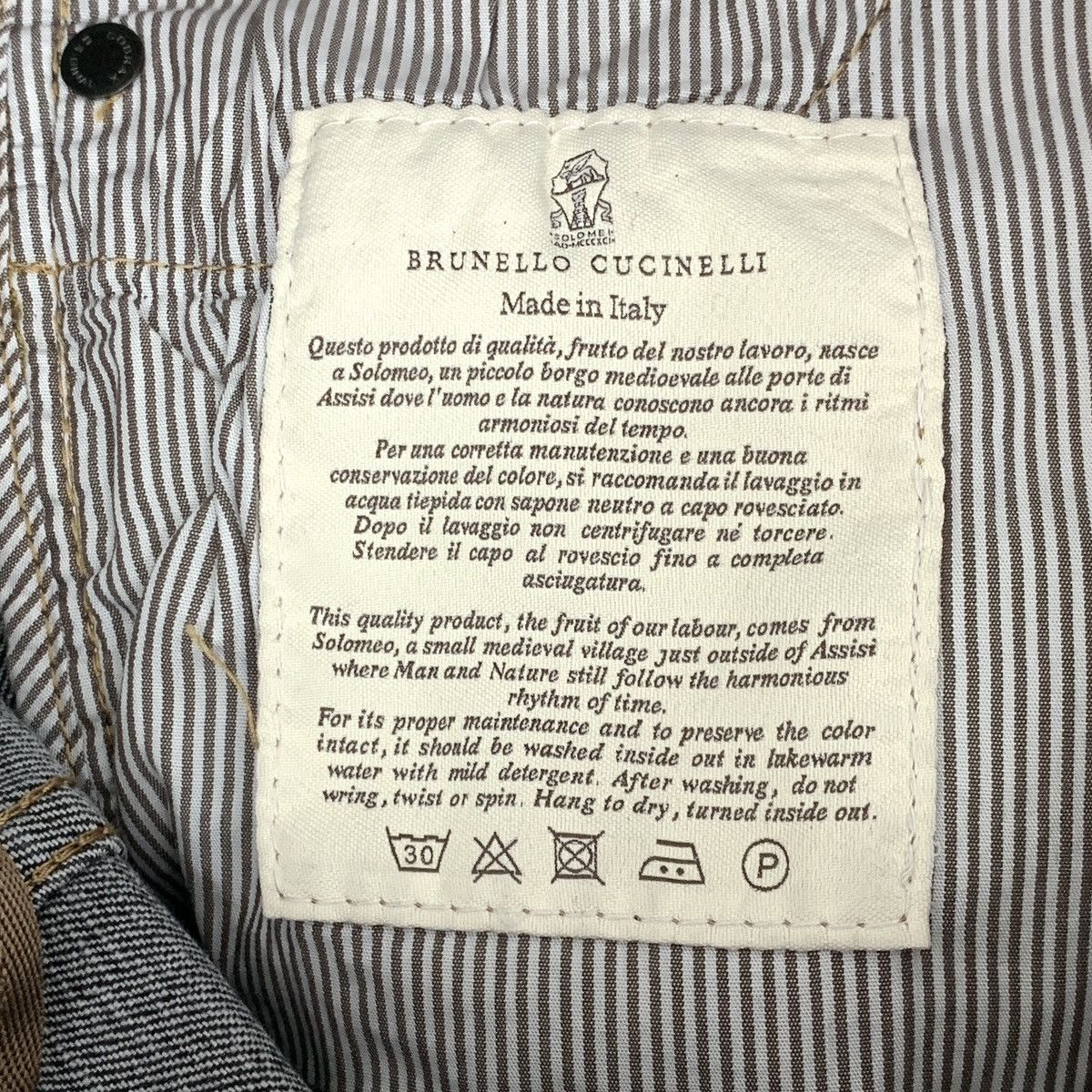 Brunello Cucinelli Brunello Cucinelli Black Cotton Denim Casual Pants K26WX Size 25" / US 0 / IT 36 - 7 Thumbnail