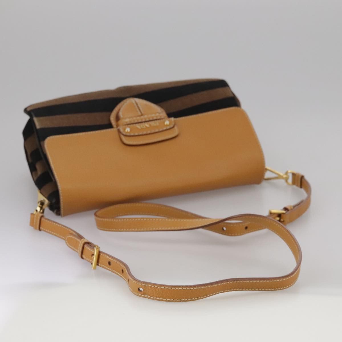 Prada PRADA Shoulder Bag Canvas Brown Gold Size ONE SIZE - 7 Thumbnail