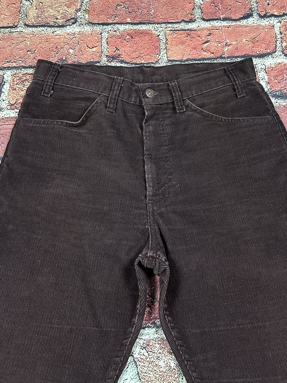 Levi's Vintage Levis 519 Corduroy Pants Talon 80s 33x30 Bootcut Size US 33 - 5 Thumbnail