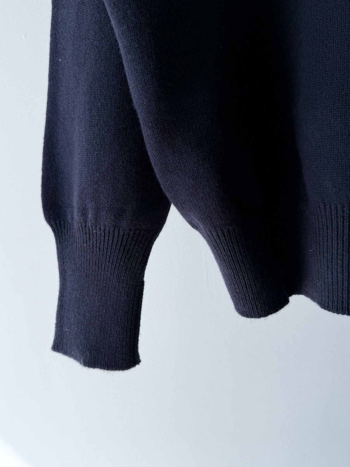 Fedeli NWT Fedeli Navy Blue Cashmere Turtleneck Sweater Size US XXL / EU 58 / 5 - 8 Thumbnail