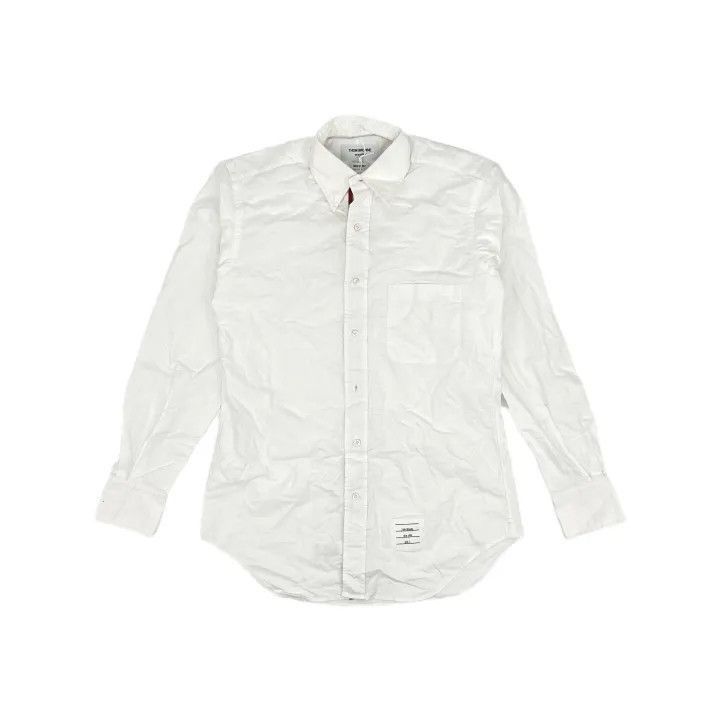 Thom Browne Thom Browne Striped Button-Down Long Sleeve Shirt -2507 Size US S / EU 44-46 / 1 - 8 Thumbnail