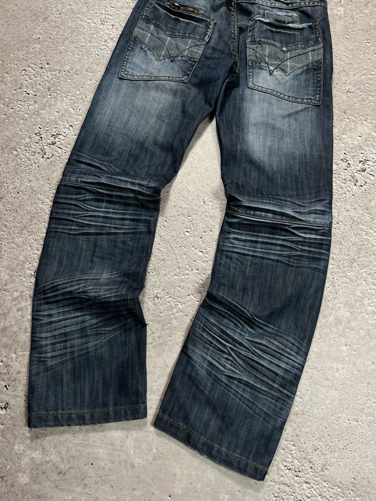 Other Y2K K&M Kosmo Lupo Distressed Jeans W30 Italy Streetwear Size US 30 / EU 46 - 2 Thumbnail