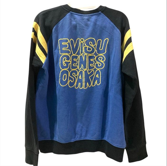 Evisu × Japanese Brand × Vintage Vintage Evisu Genes Crewneck Size US M / EU 48-50 / 2 - 2 Thumbnail