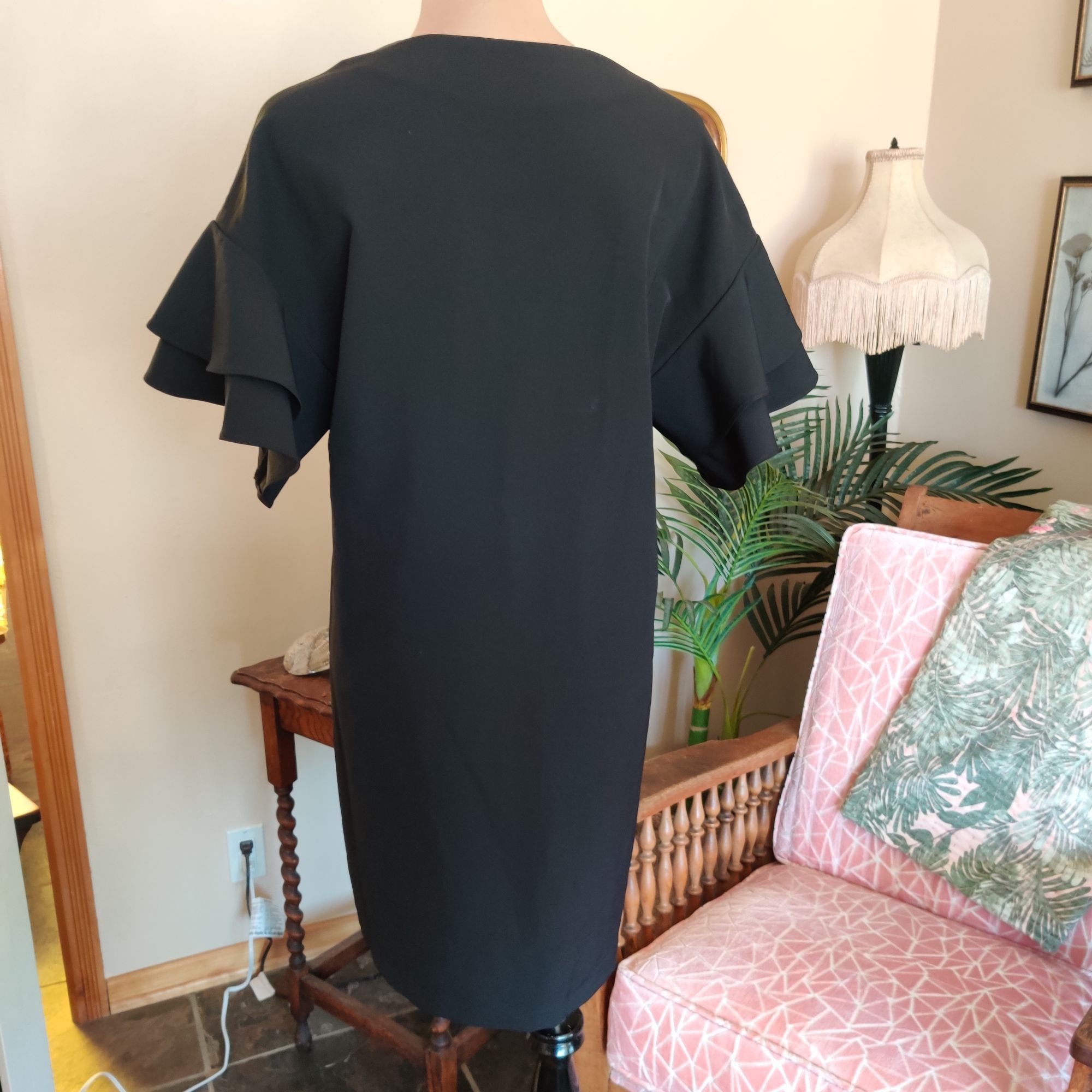 Other Seed Heritage Womens Shift Dress Short Ruffle Bell Sleeve Ca Size XL / US 12-14 / IT 48-50 - 2 Thumbnail