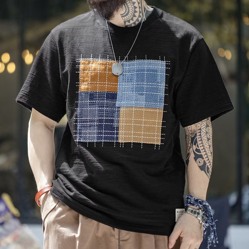 PPFM 💥Stiching square pure cotton shirt Size US M / EU 48-50 / 2 - 1 Thumbnail