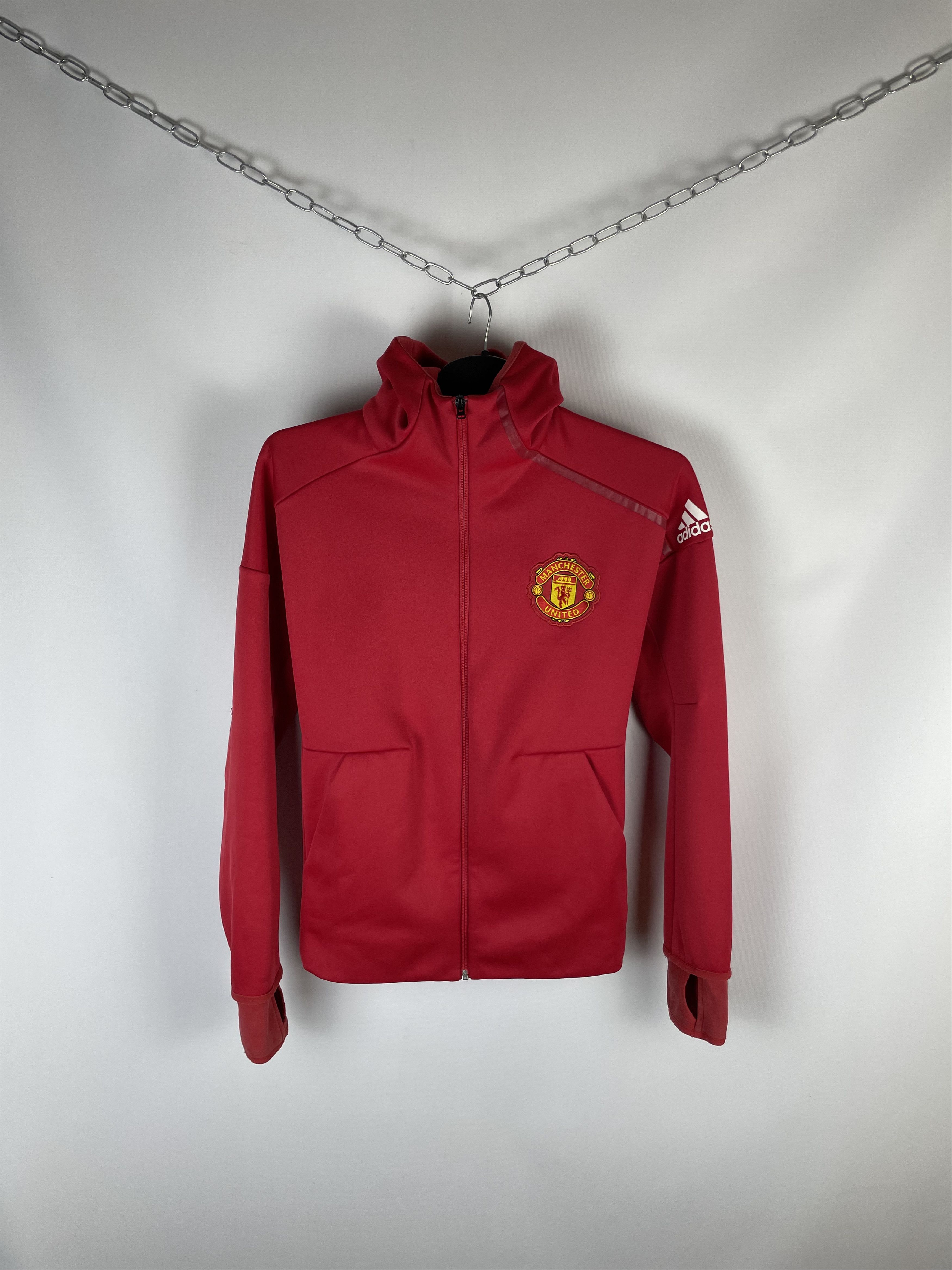 Adidas Adidas Manchester United Jacket Training Soccer Top Full Zip Size US XS / EU 42 / 0 - 1 Thumbnail