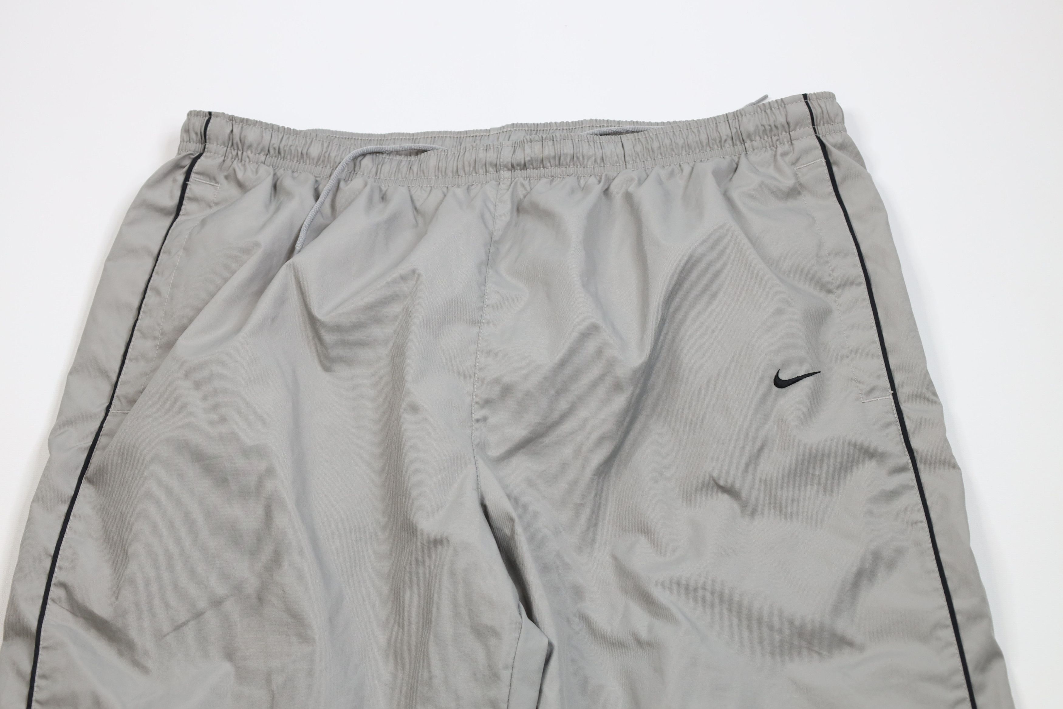 Nike × Vintage Vintage Nike Scott Mini Swoosh Lined Wide Leg Pants Gray Size US 40 / EU 56 - 2 Thumbnail
