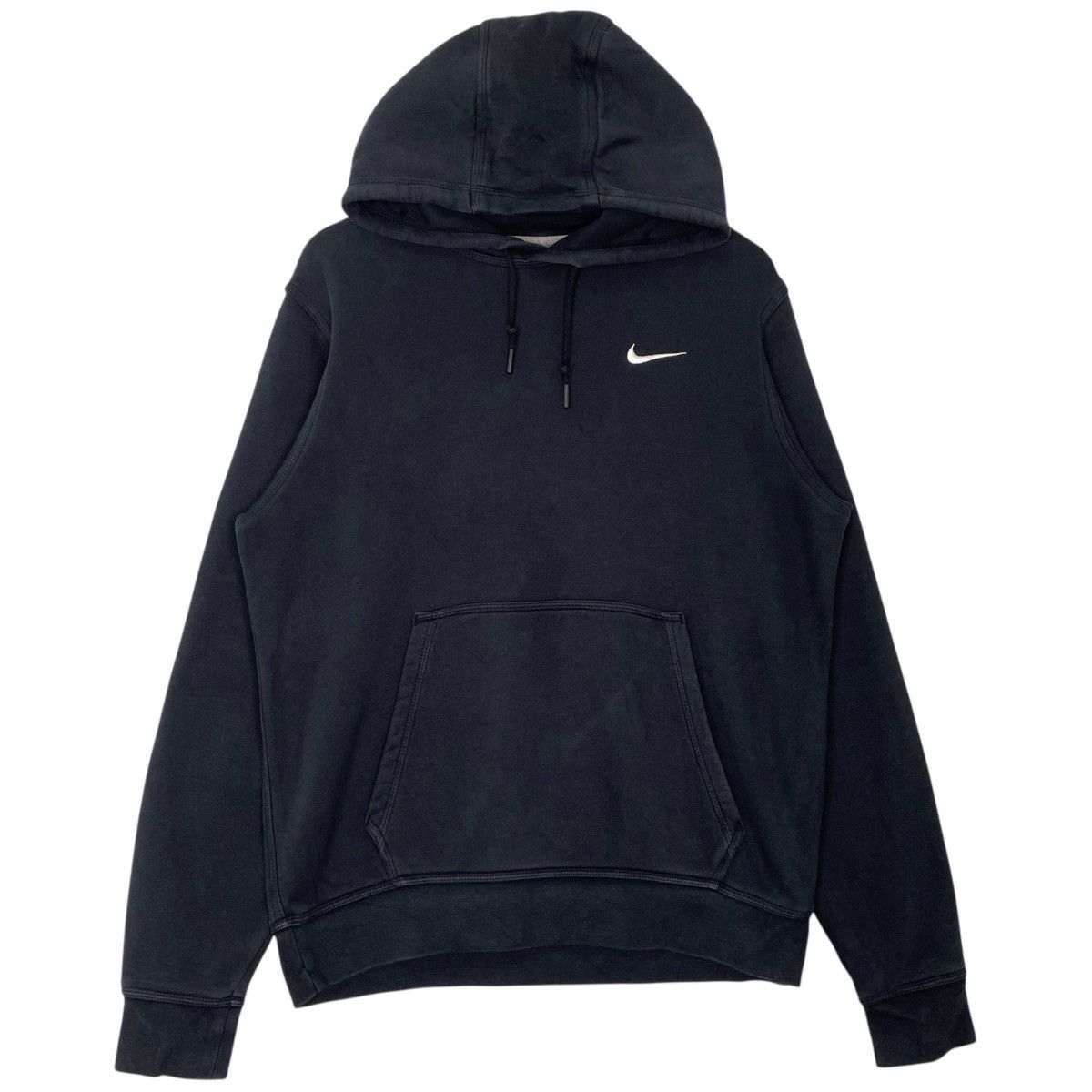 Vintage Vintage Nike Swoosh Hoodie Sweater Logo Navy Blue Size M Size US M / EU 48-50 / 2 - 1 Thumbnail