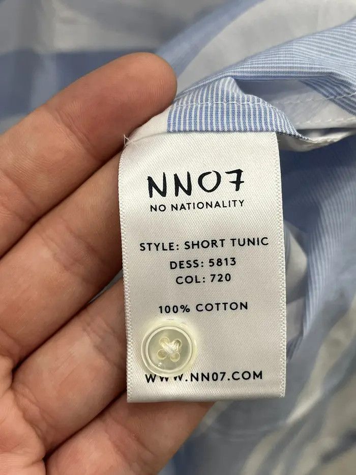 NN07 Nn07 No Nationality Short Tunic Cotton Striped Polo Shirt Size US M / EU 48-50 / 2 - 4 Thumbnail